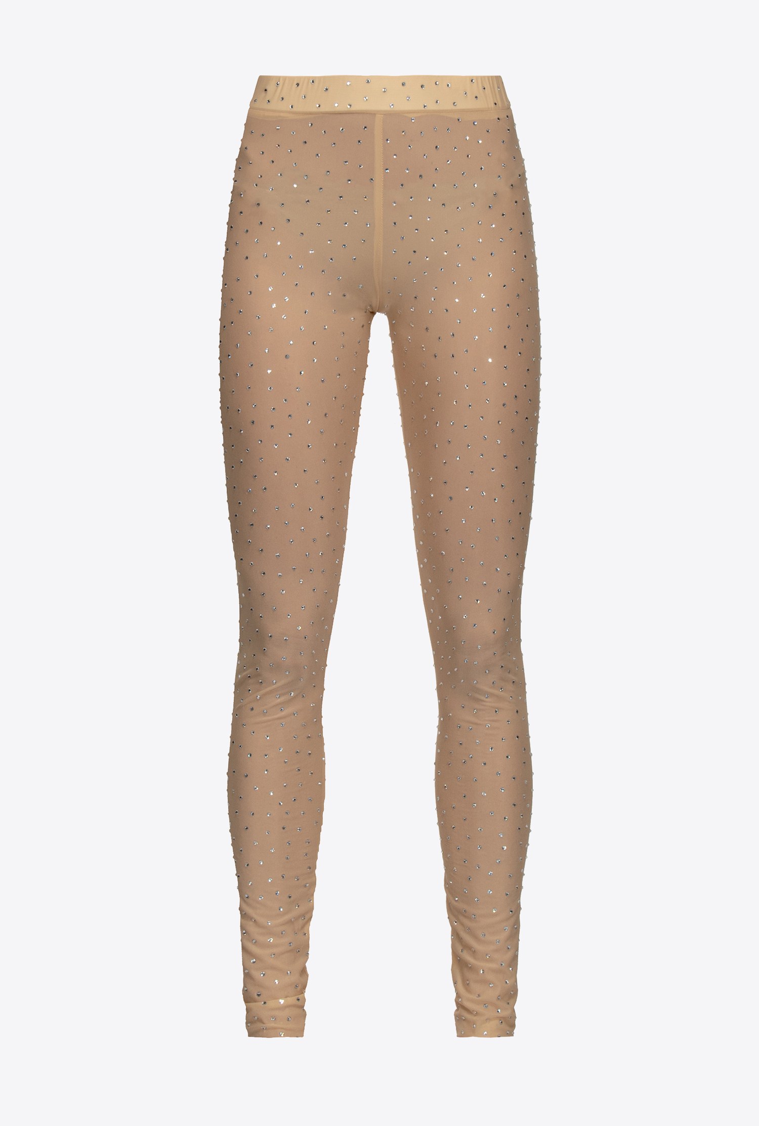 Fully rhinestoned leggings