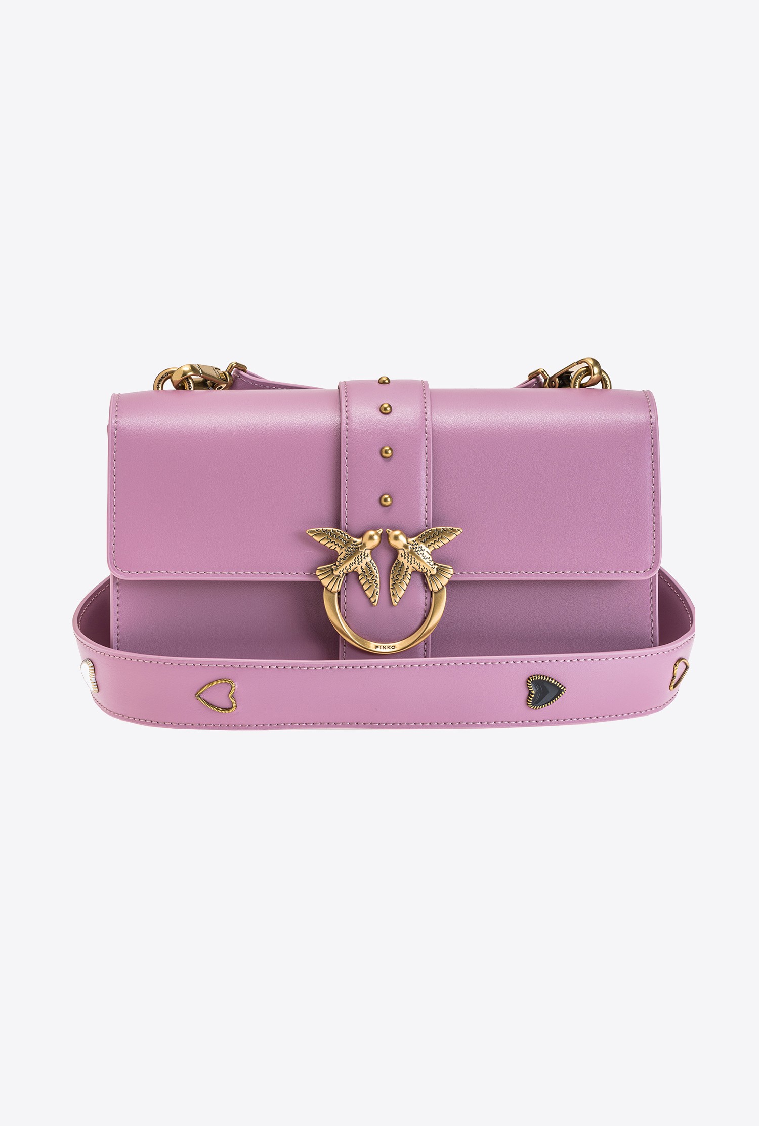 Classic Love Bag Icon with jewel shoulder strap