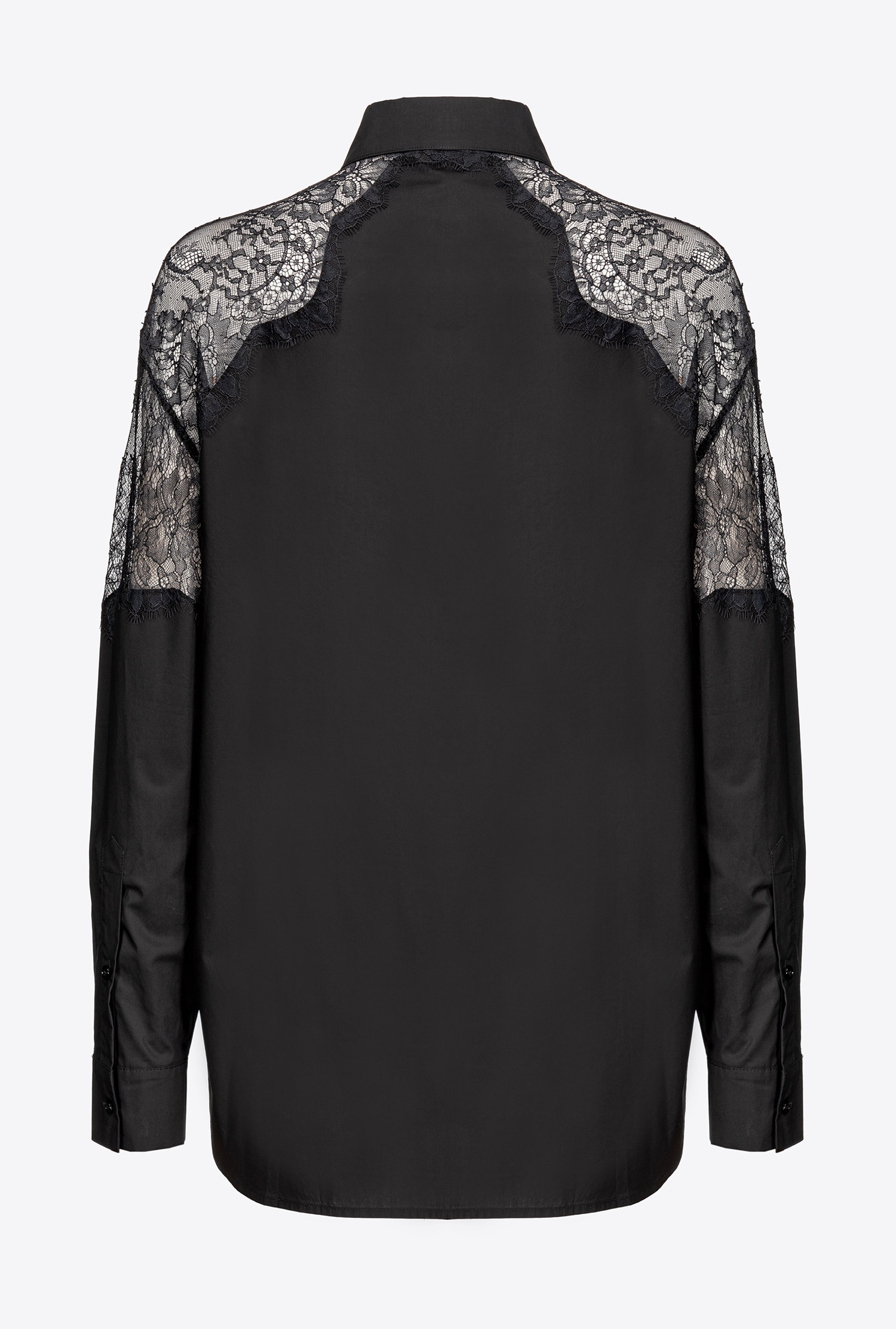 Shirt with lace