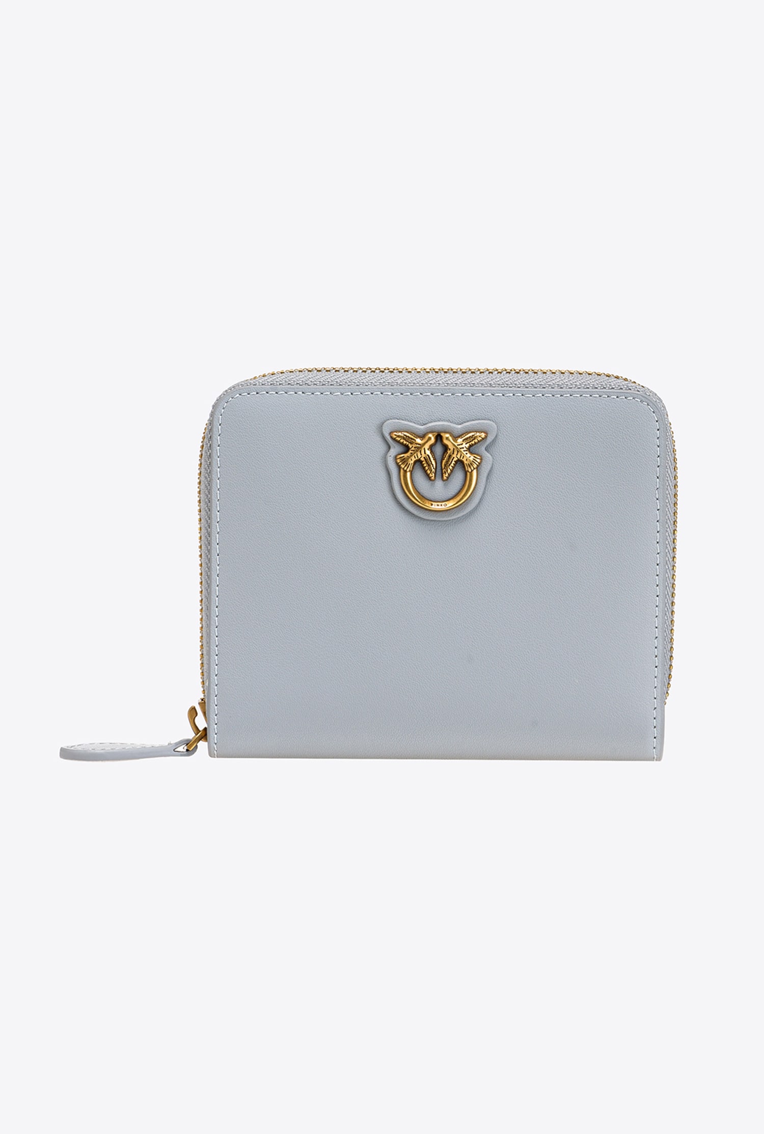 Small zip-around leather purse