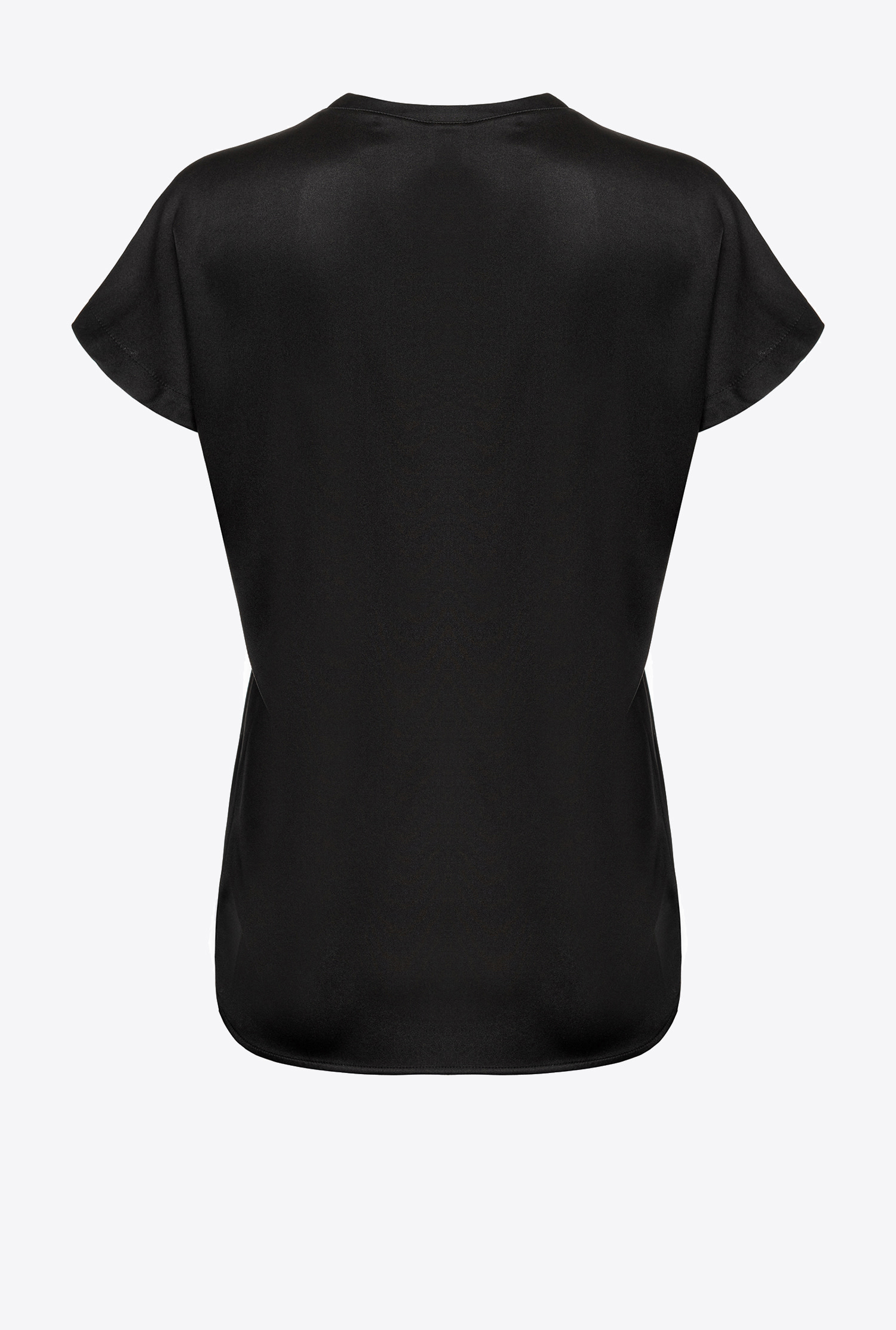 Stretch satin top