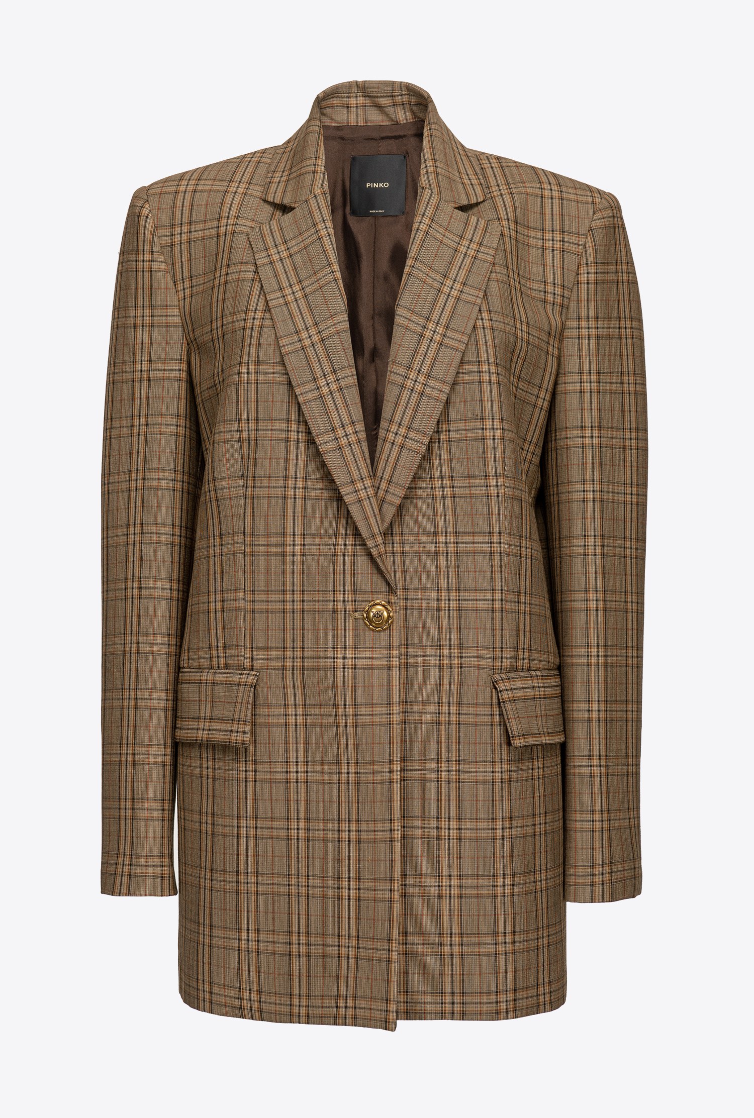 Check blazer