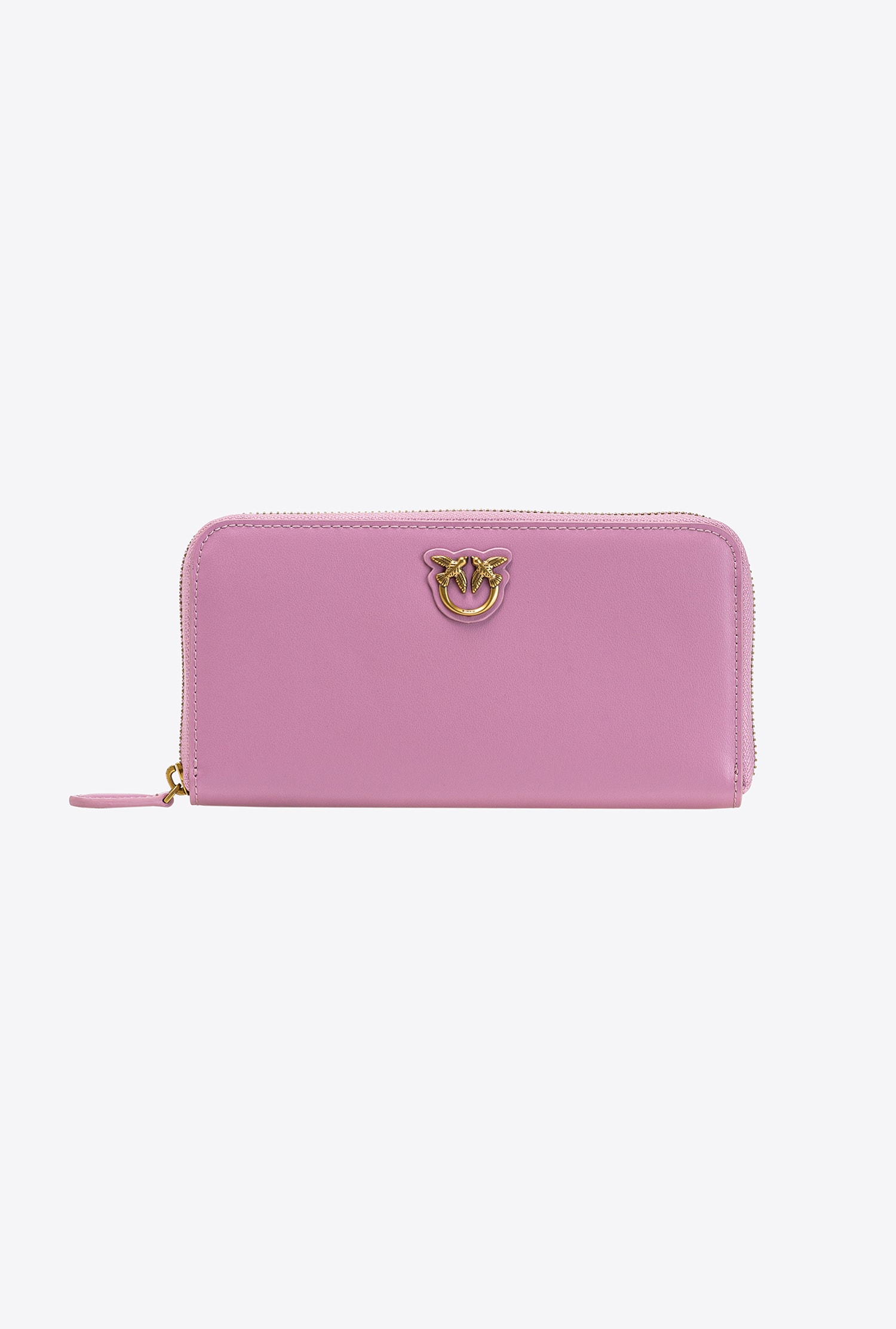 Zip-around leather purse
