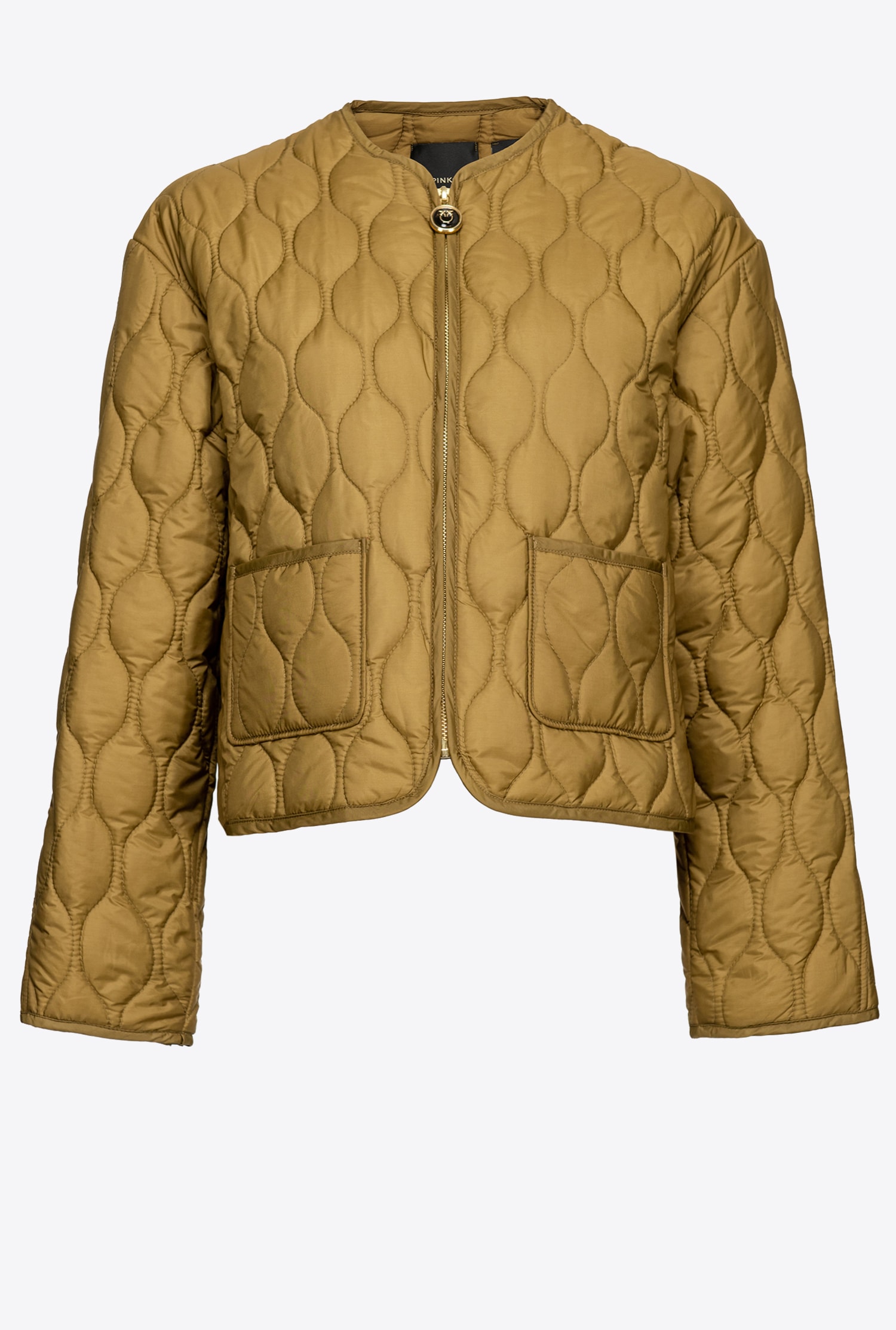 Cropped quilted jacket