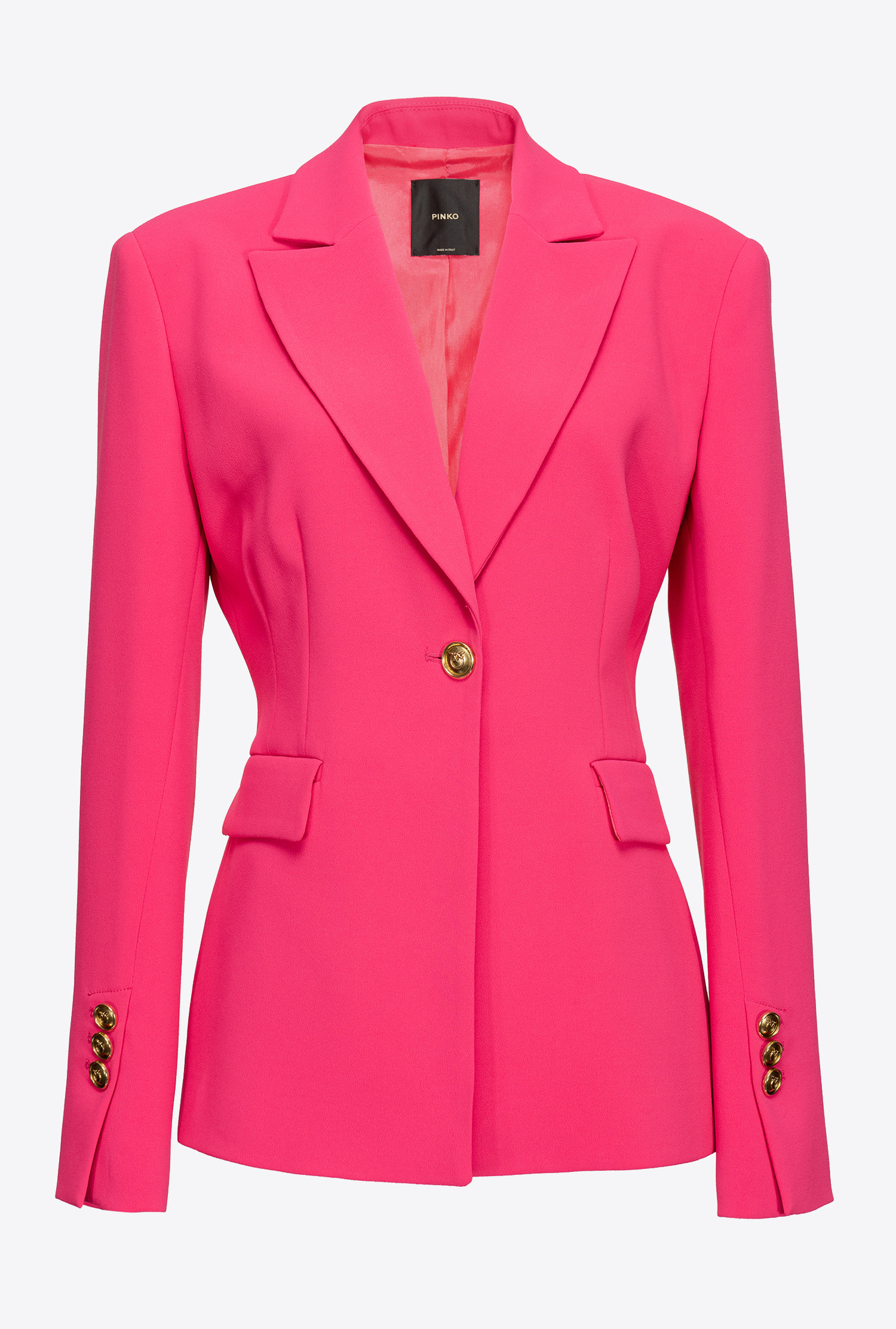 Single-breasted stretch blazer
