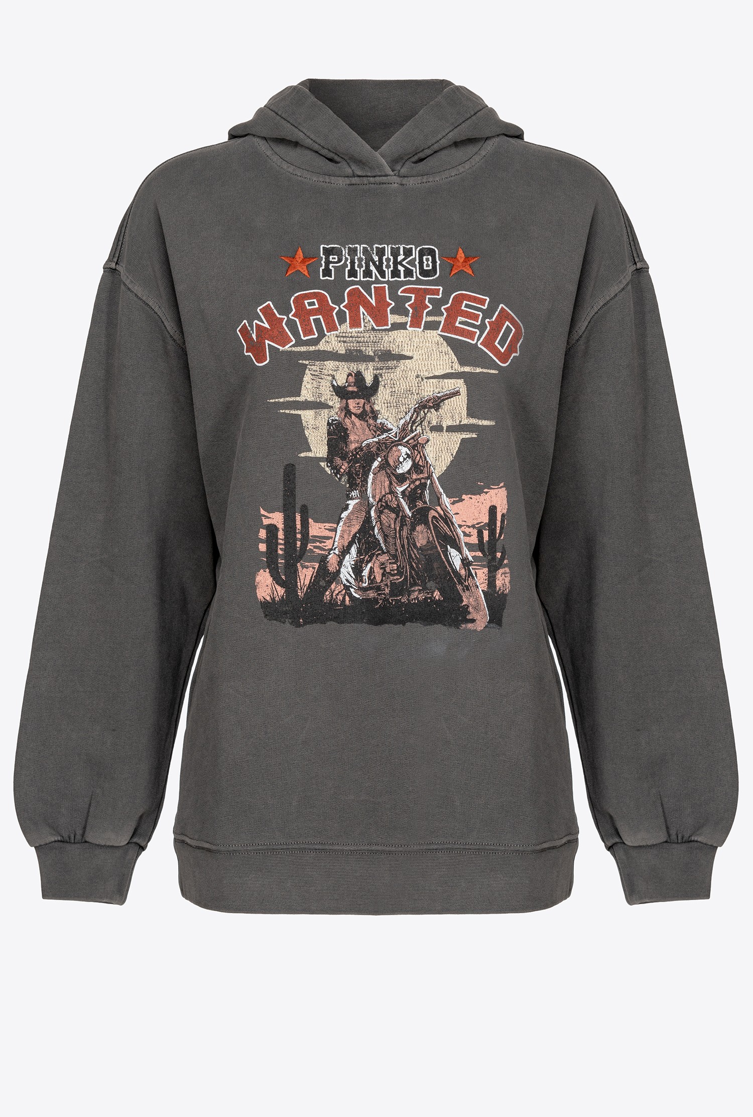 Sweatshirt with Wanted print