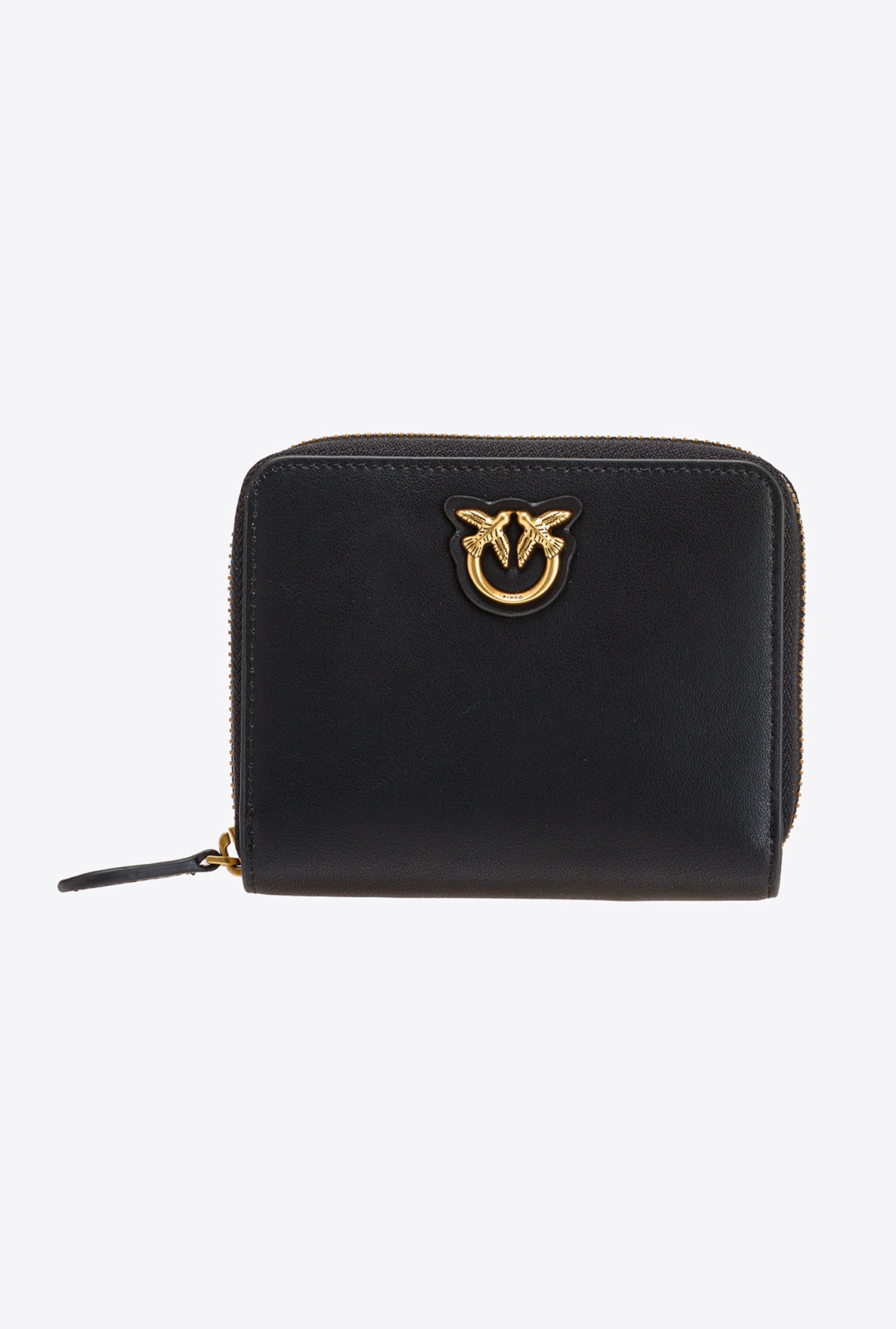 Small zip-around leather purse