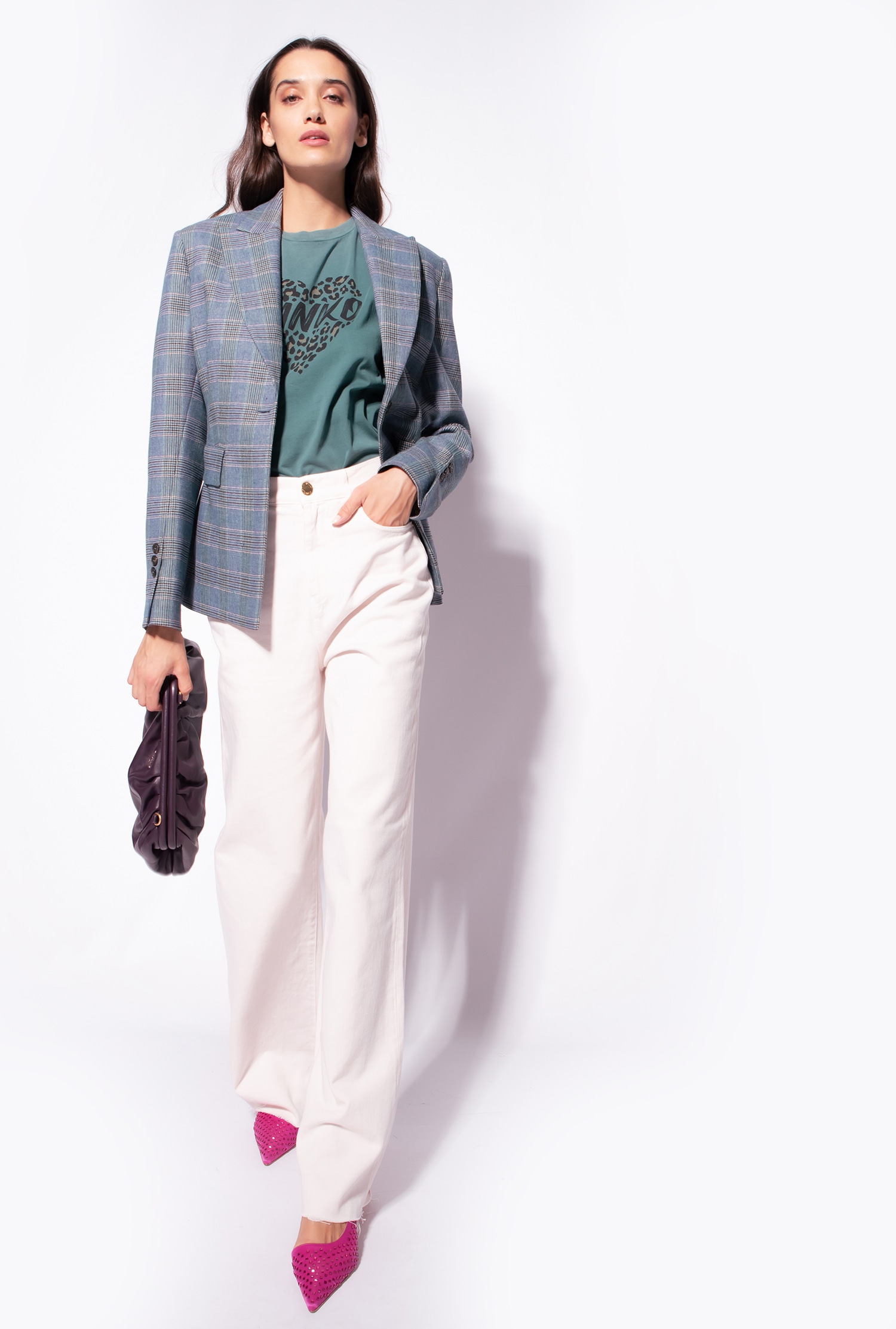 T-shirt with spotted heart