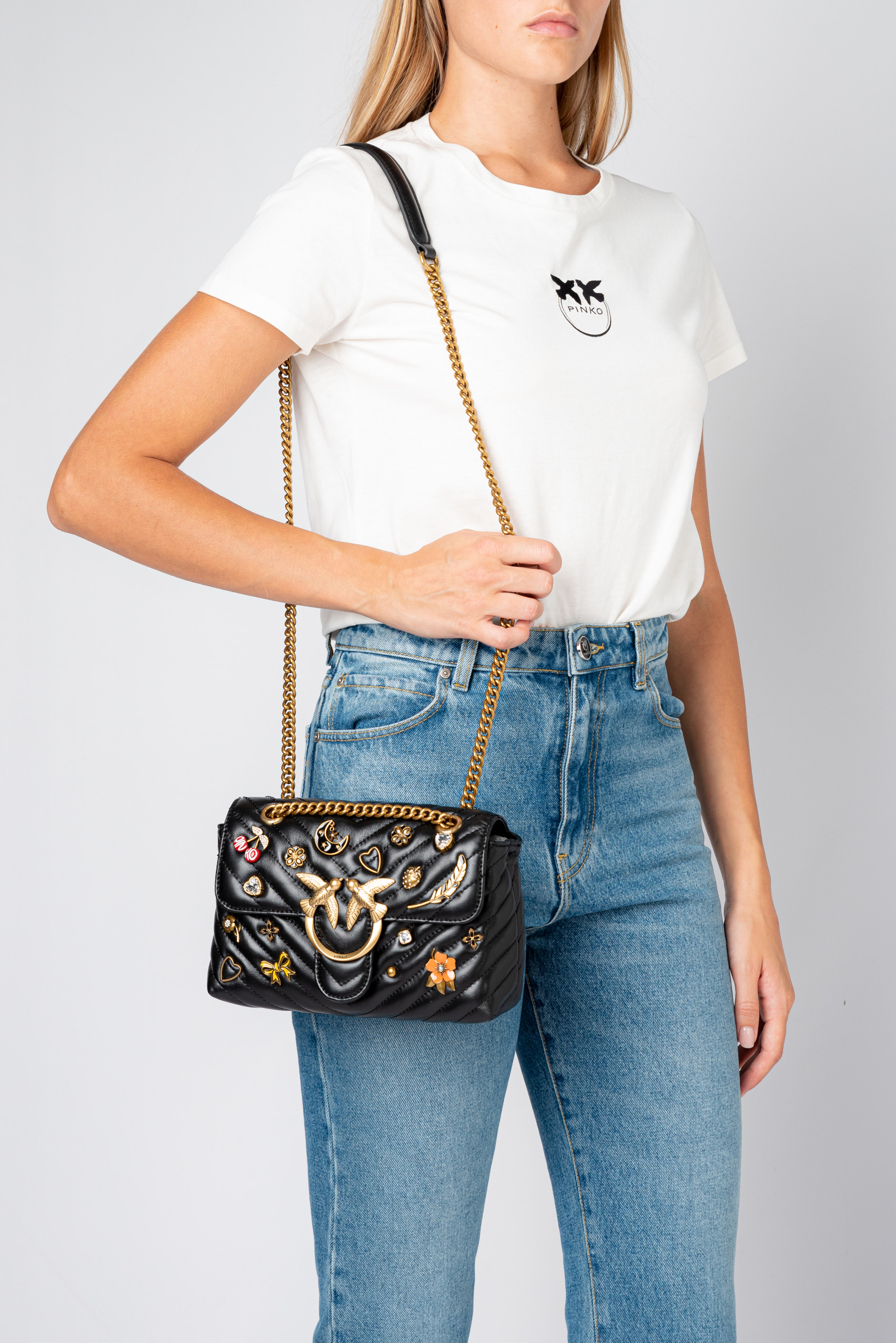 Mini Lady Love Bag Puff Logo Monogram