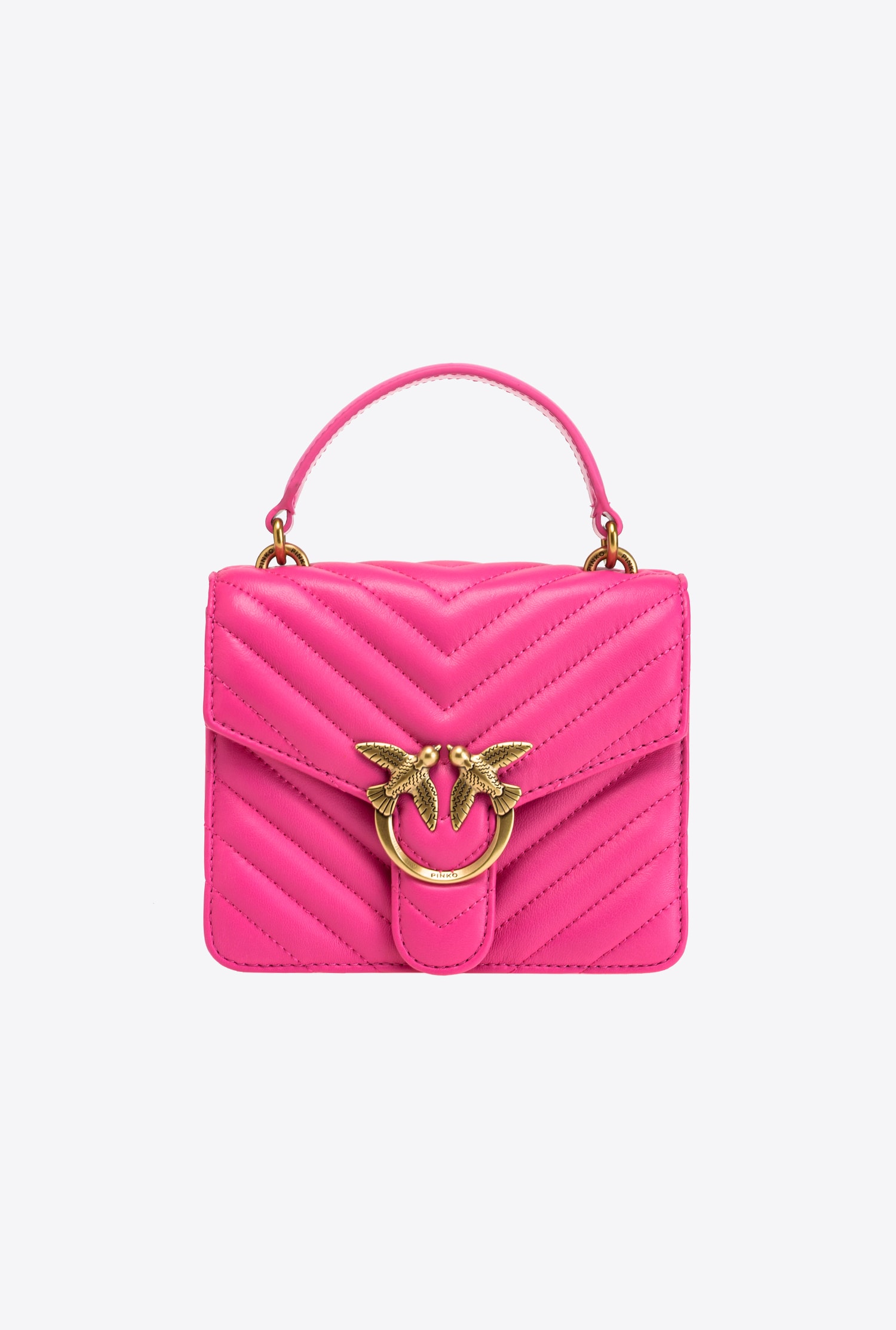 Mini Love Bag Top Handle Chevron