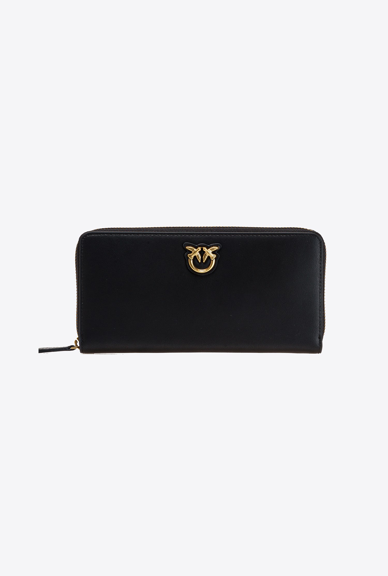 Zip-around leather purse