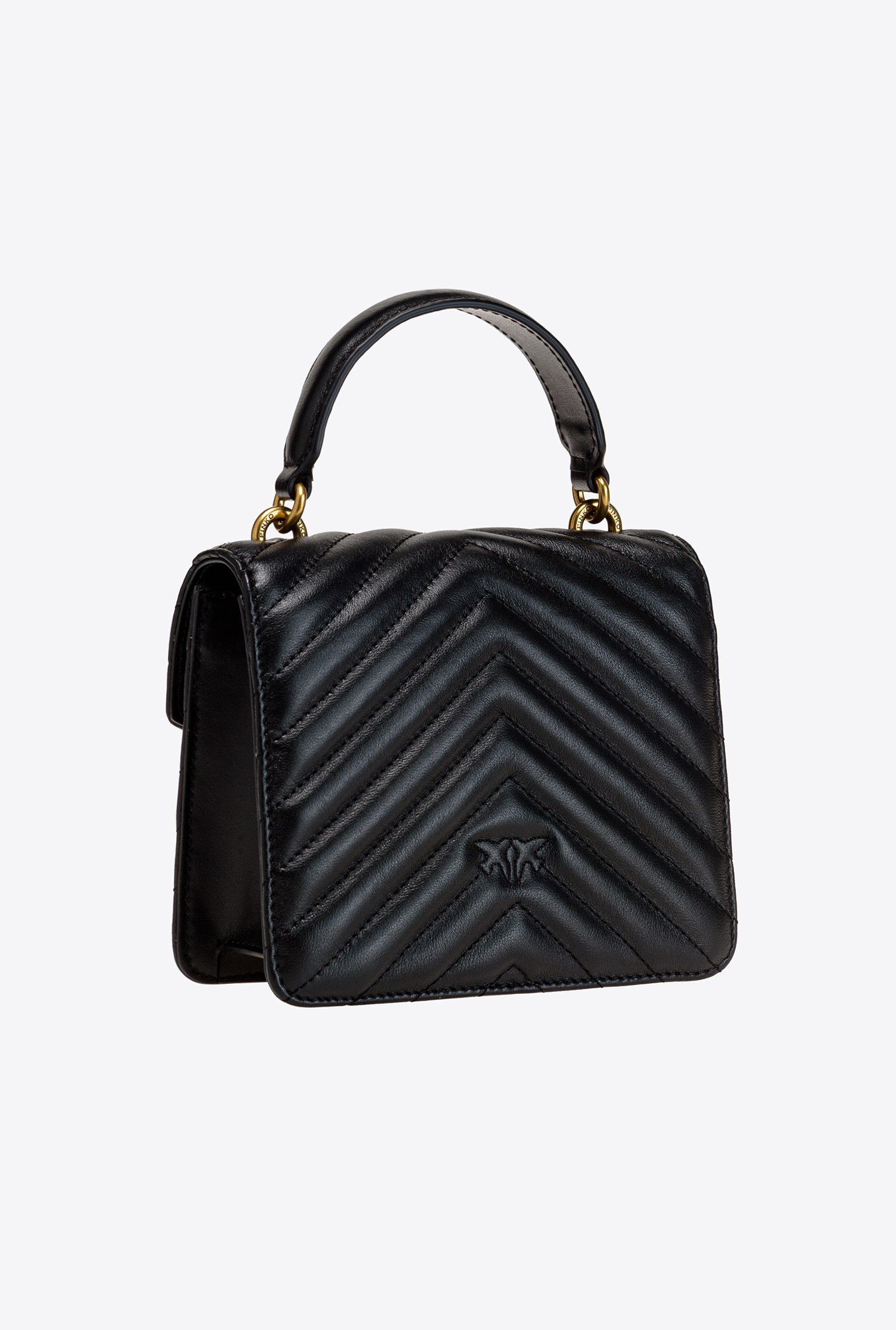 Mini Love Bag Top Handle Chevron