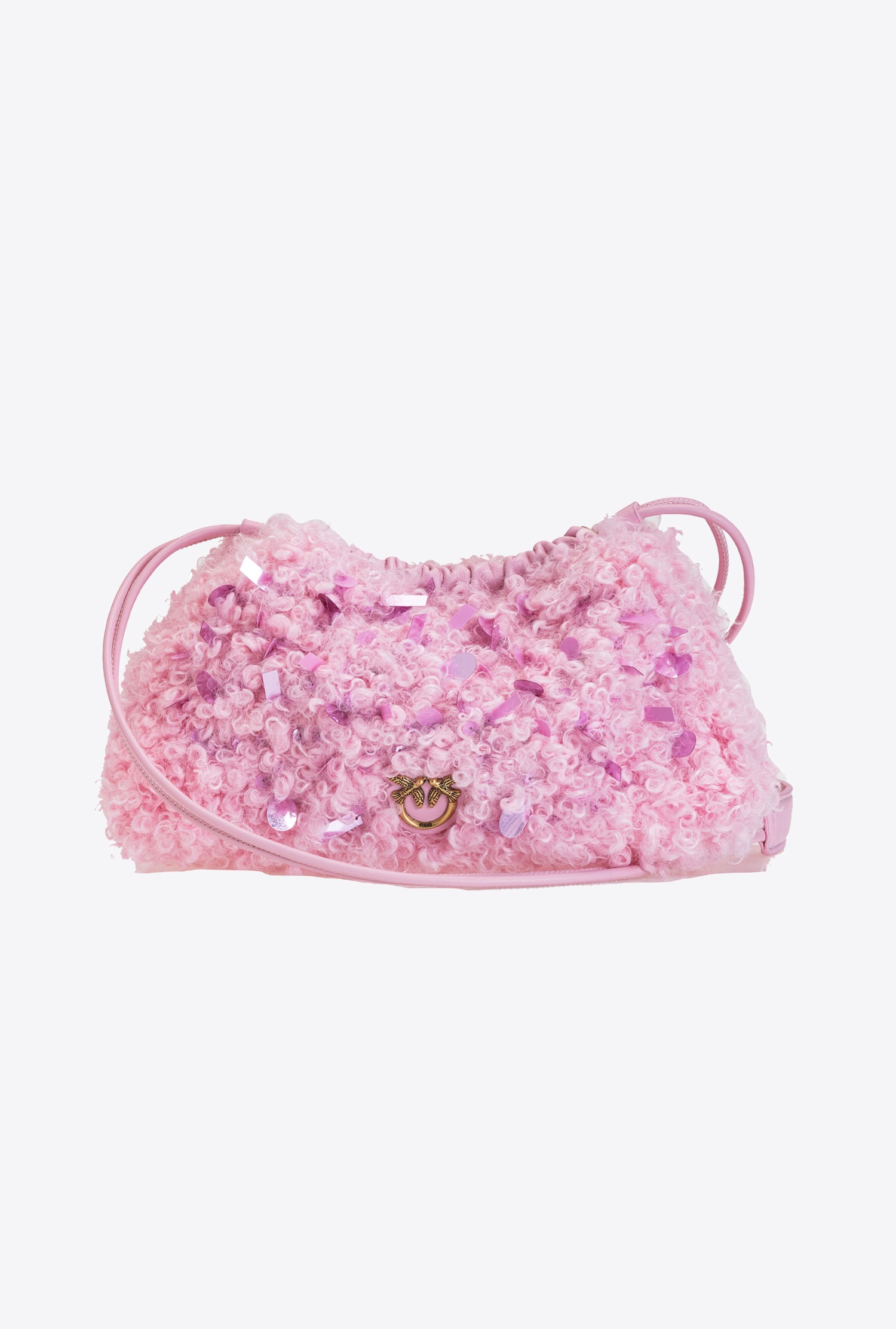 Classic Pouch Bag Neon Curls