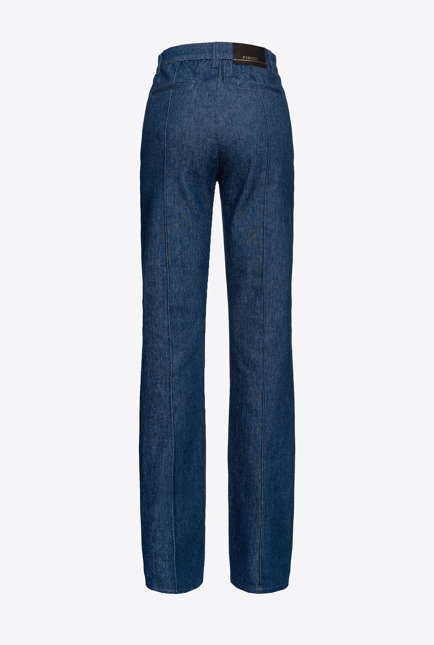 Flared flat-wash denim jeans