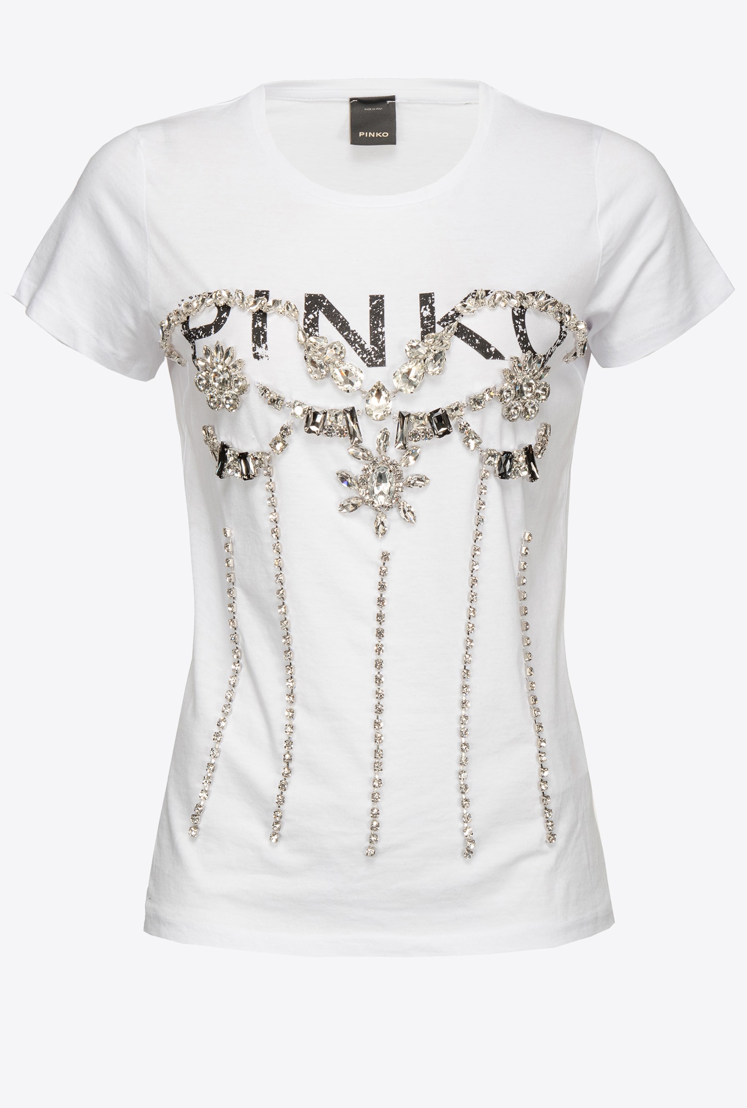 T-shirt with jewel detail