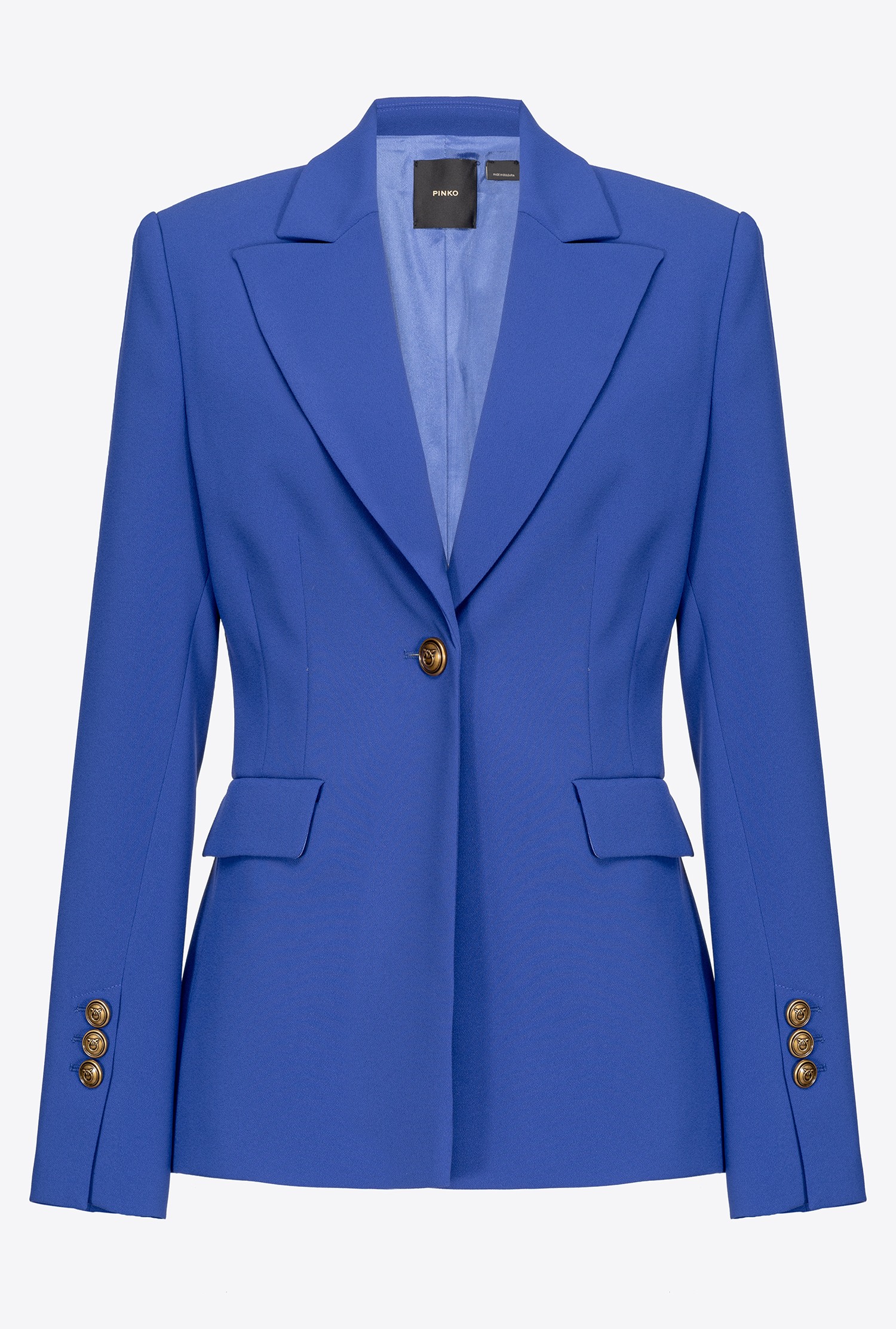 Single-breasted stretch blazer