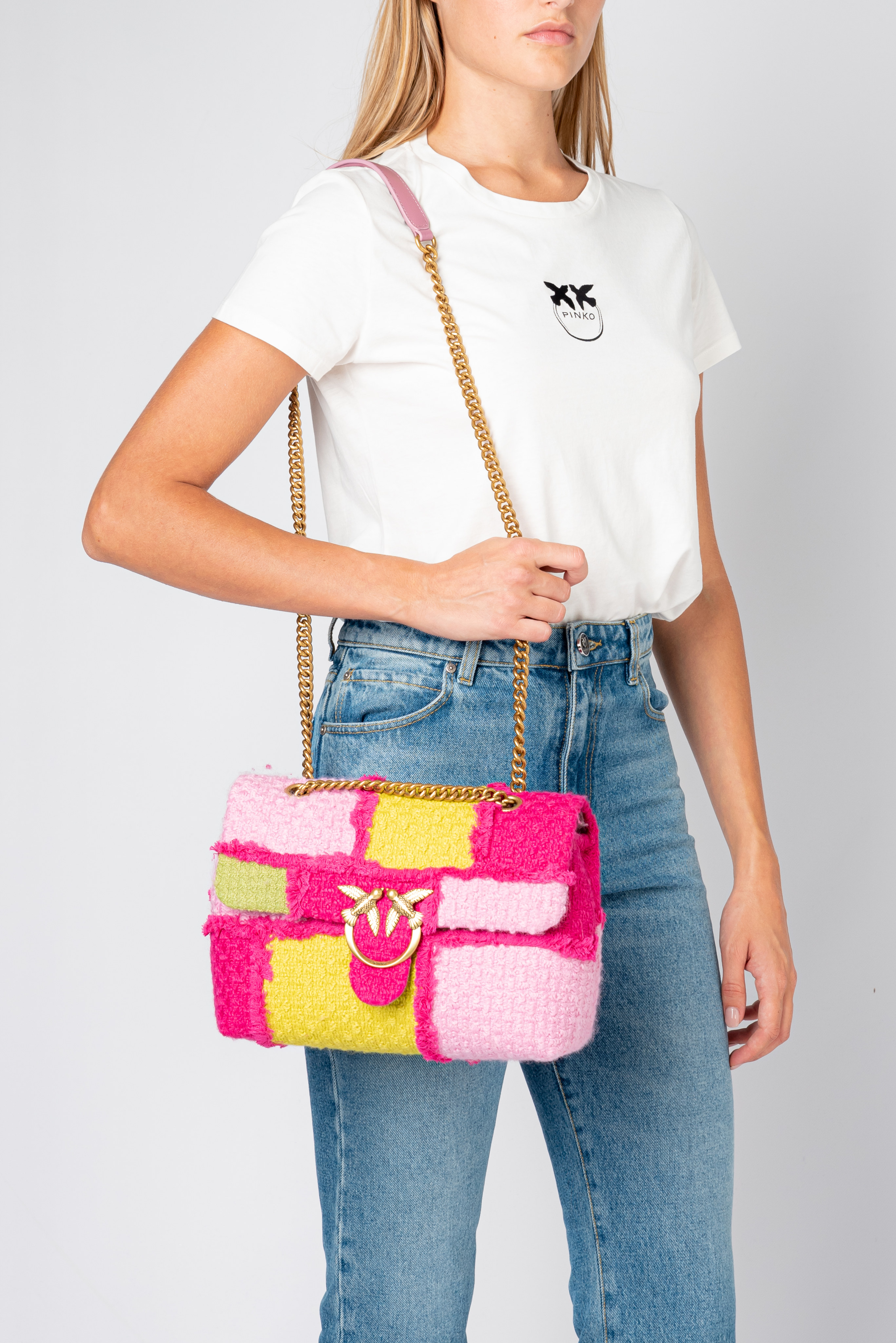 Classic Love Bag Puff Patchwork