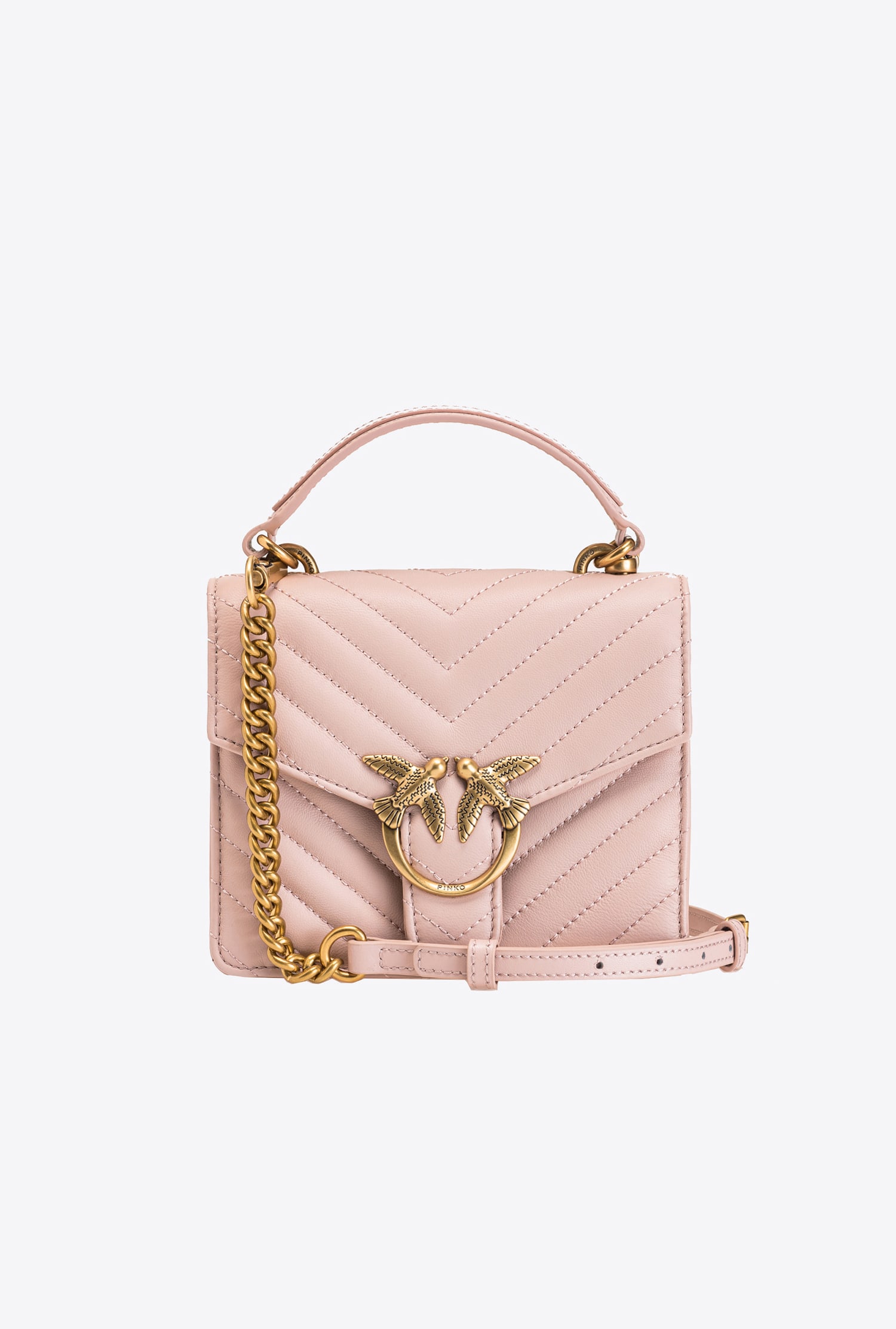 Mini Love Bag Top Handle V Quilt