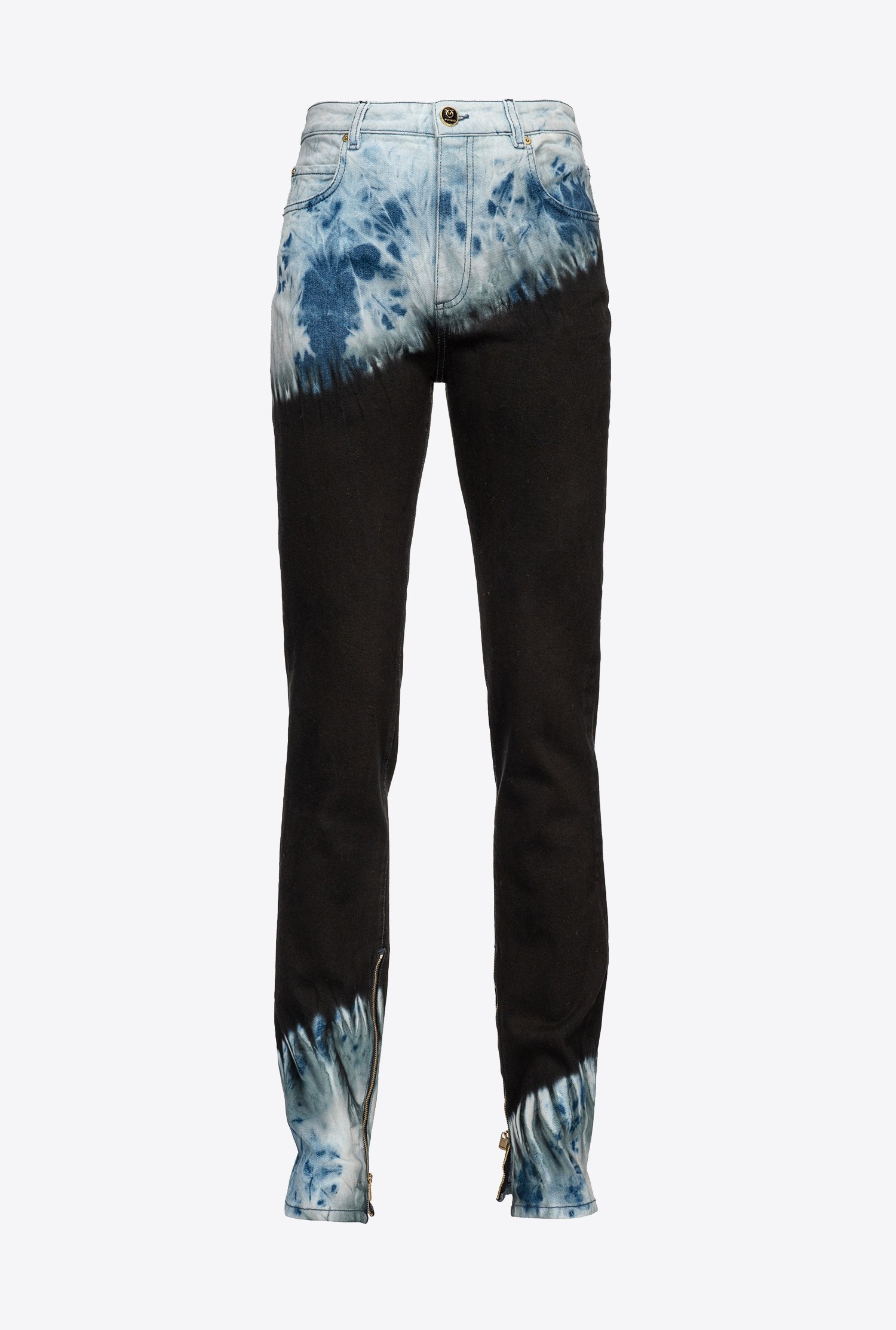Skinny tie-dye jeans