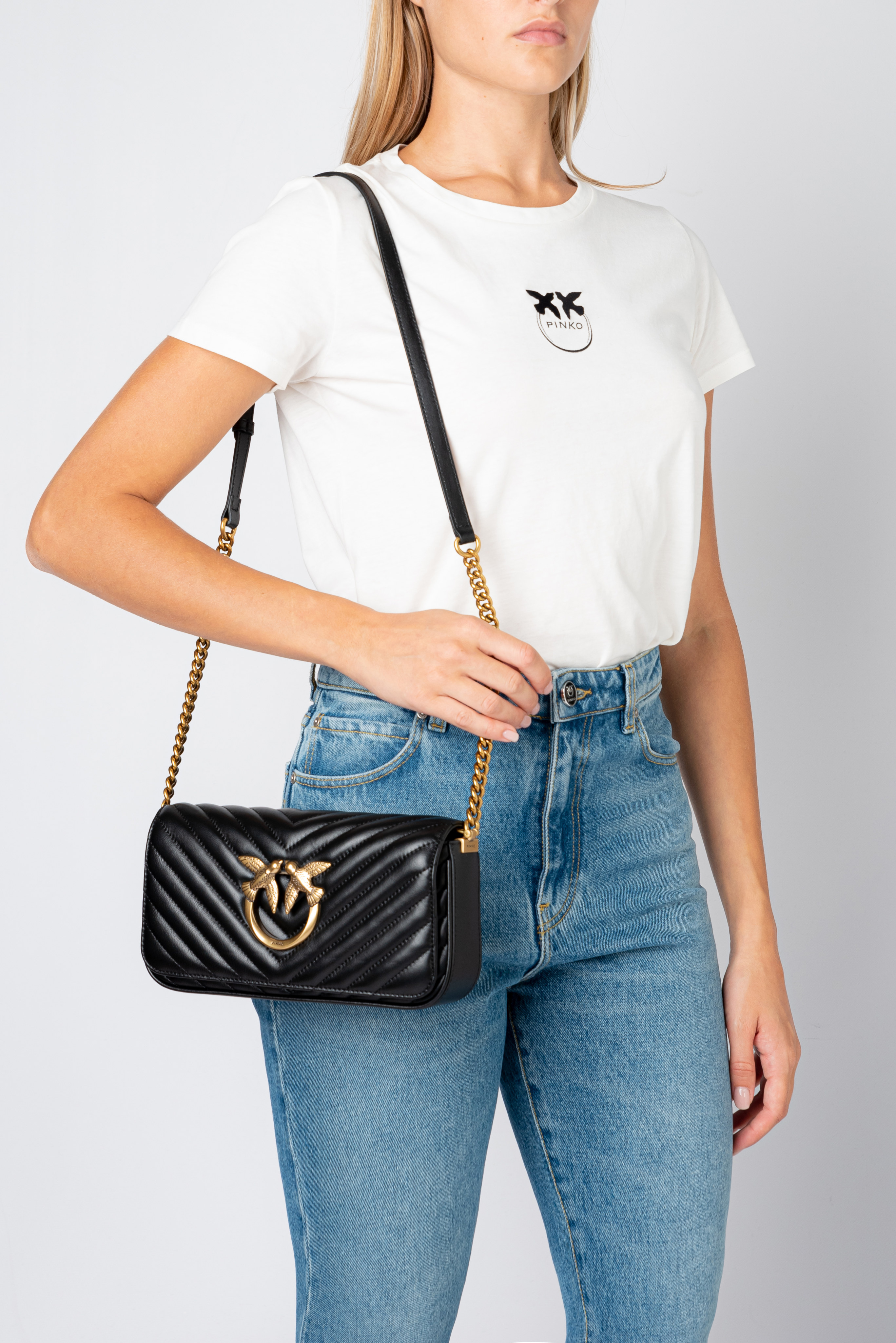 Mini Love Bag Click Baguette Chevron