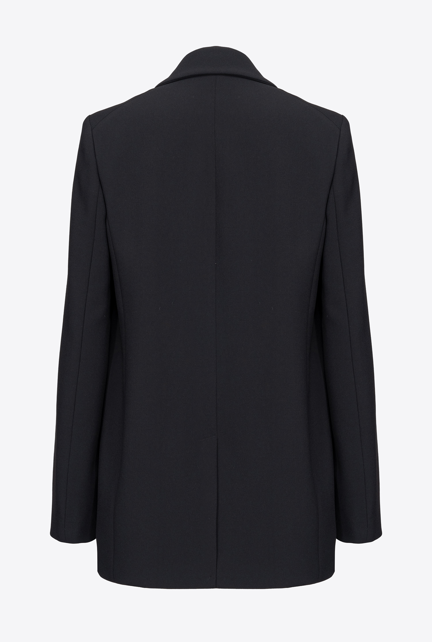 Single-breasted stretch crêpe blazer