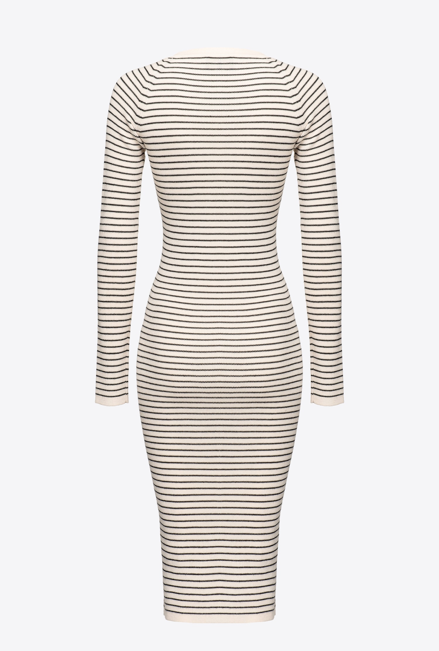 Striped knit dress