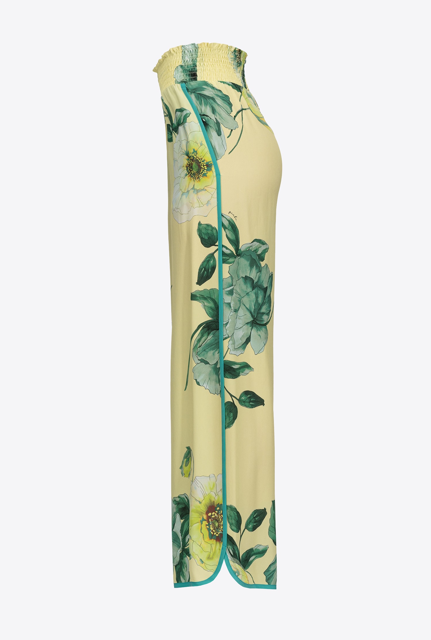 Palazzo trousers with rose print