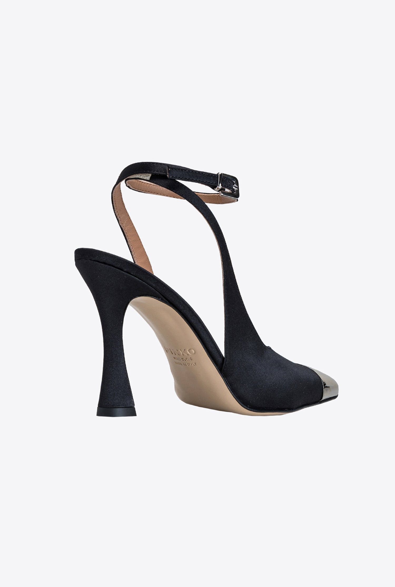 Pumps with metal toe