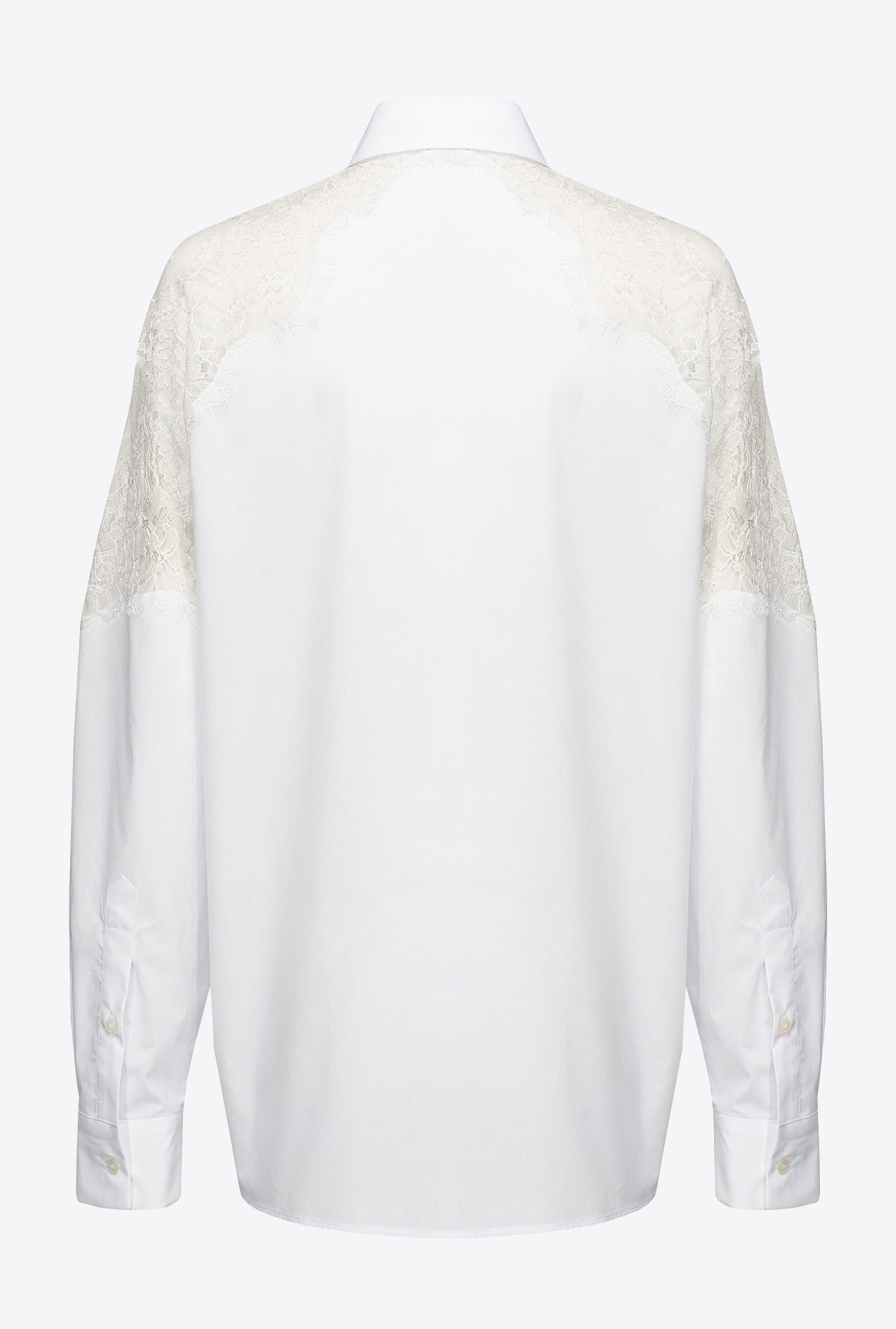 Shirt with lace