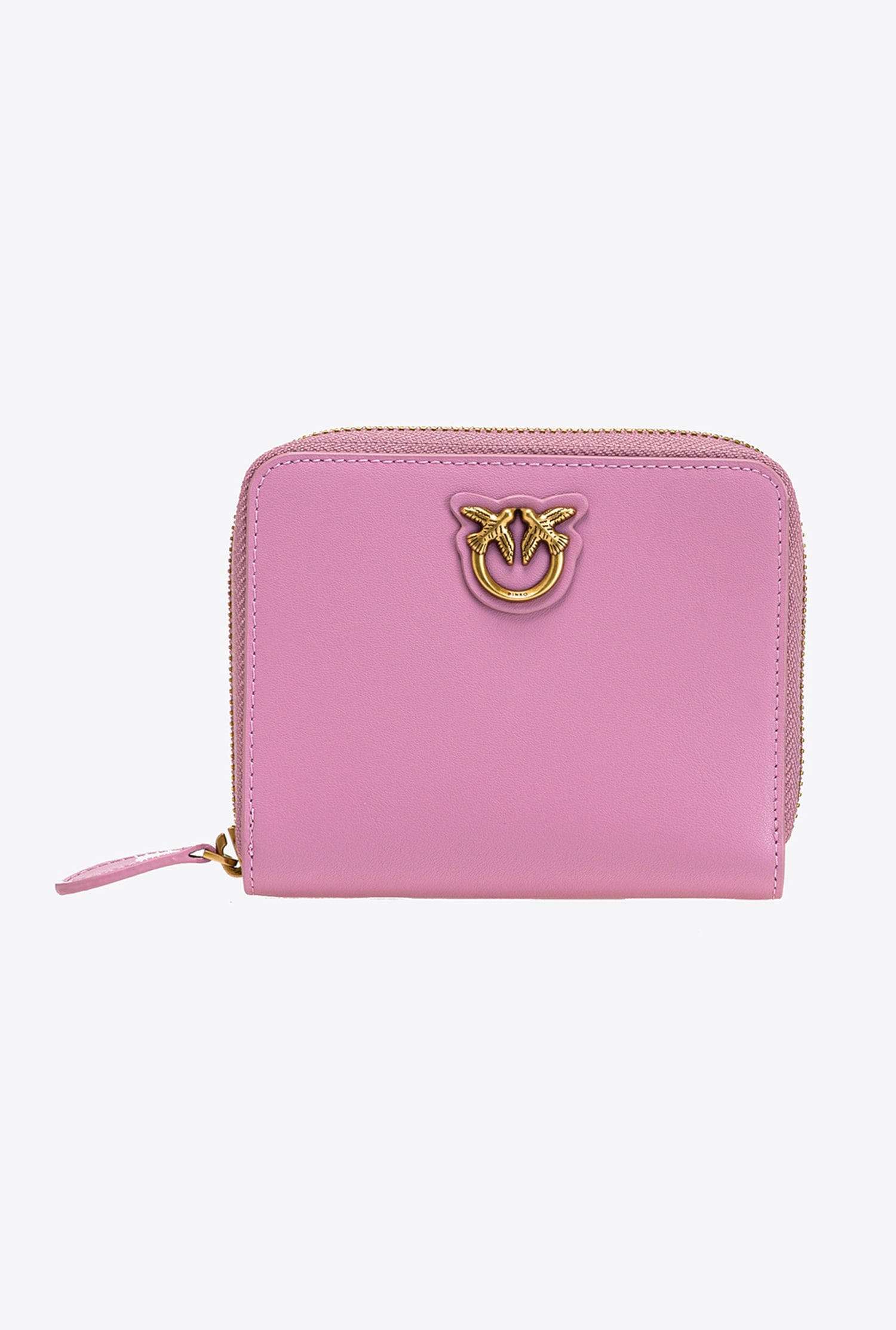 Small zip-around leather purse