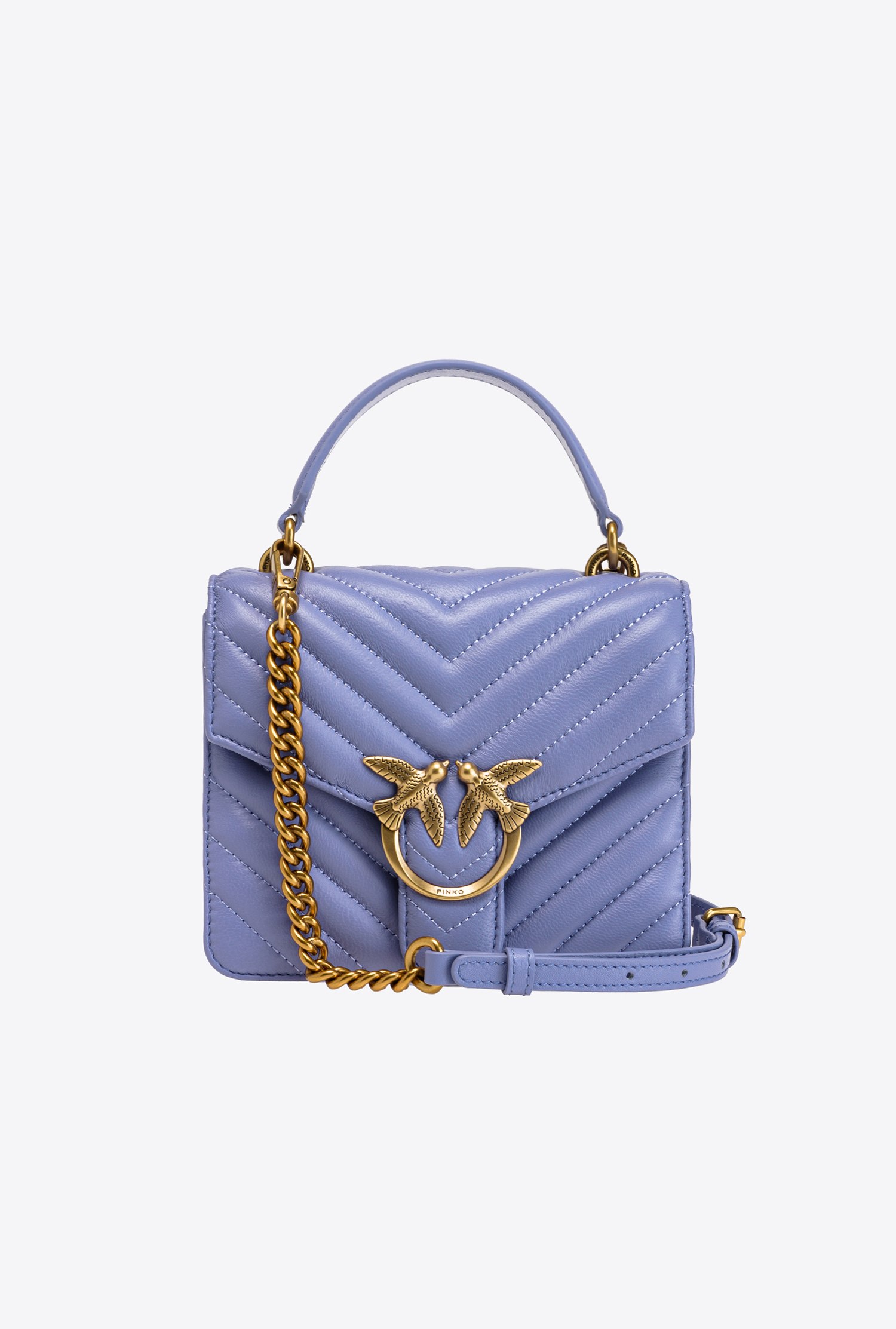 Mini Love Bag Top Handle Chevron