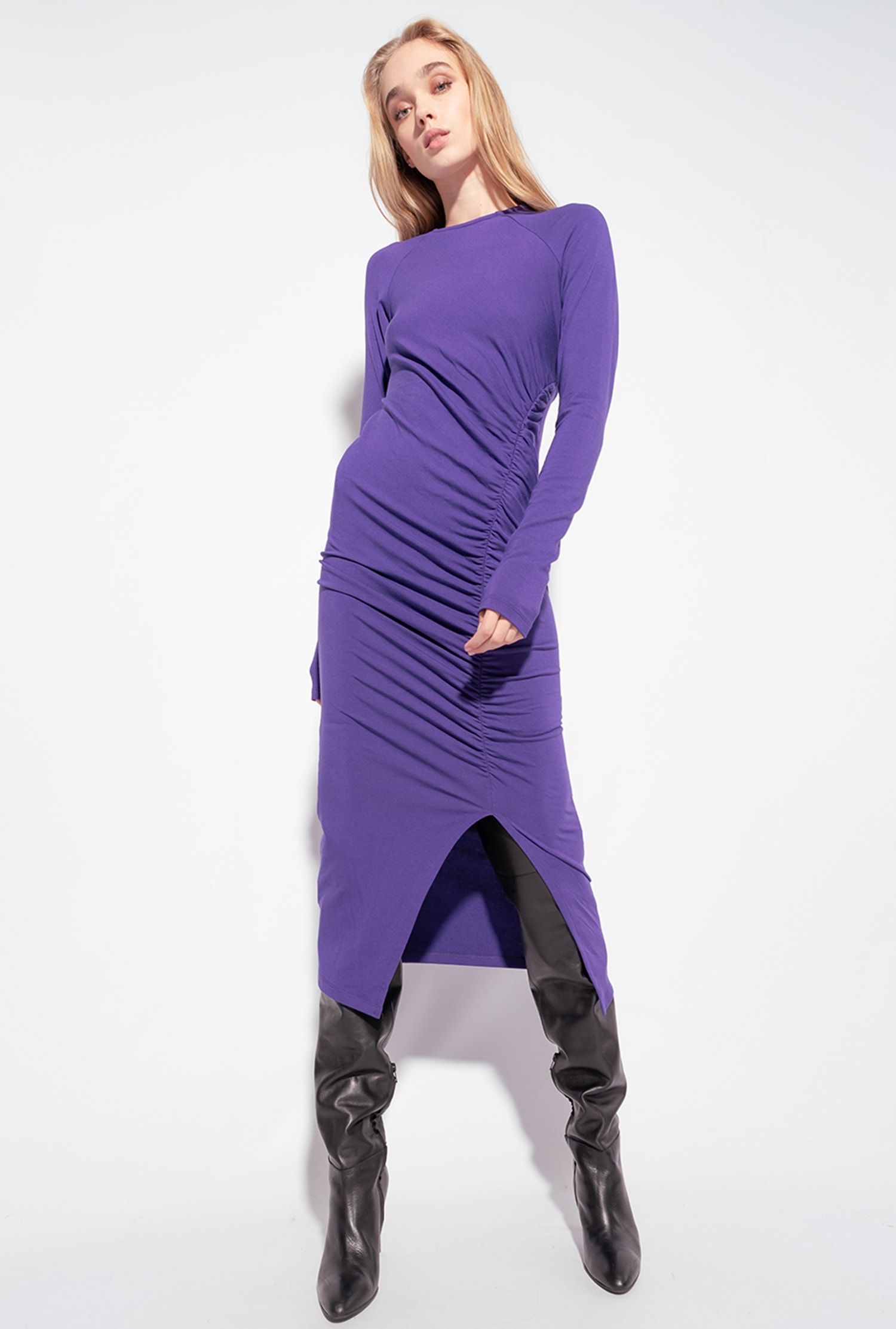 Long knit dress