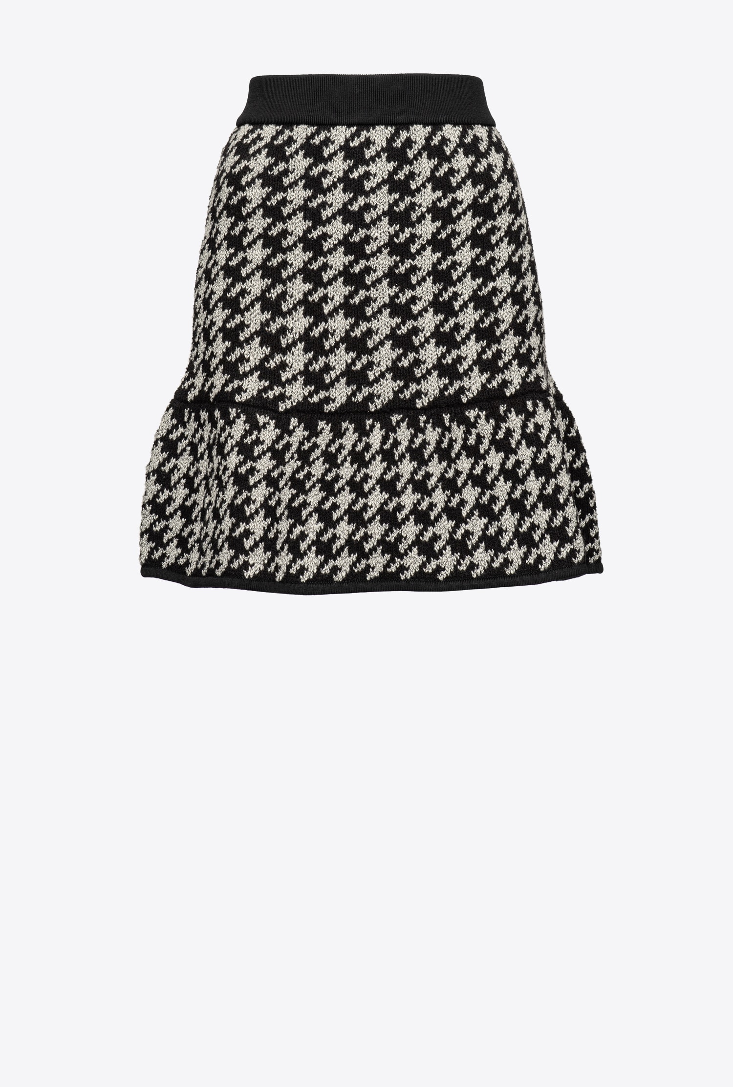 Houndstooth mini skirt