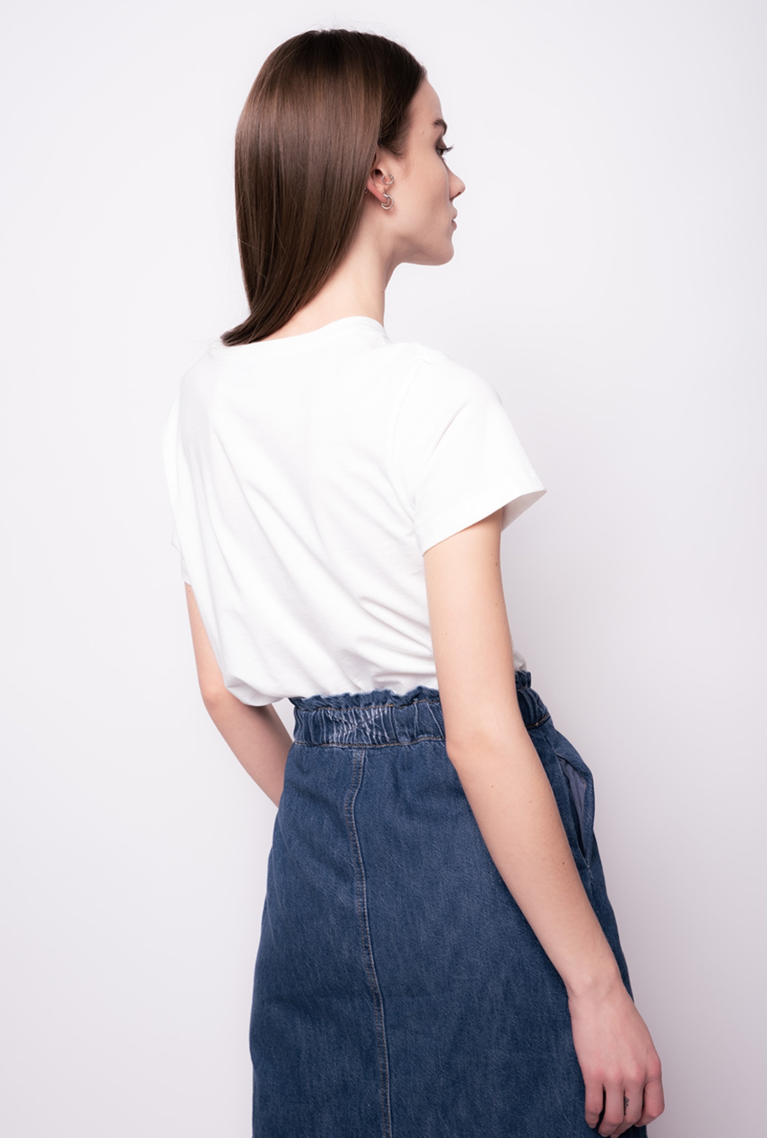 T-shirt with mini Love Birds embroidery