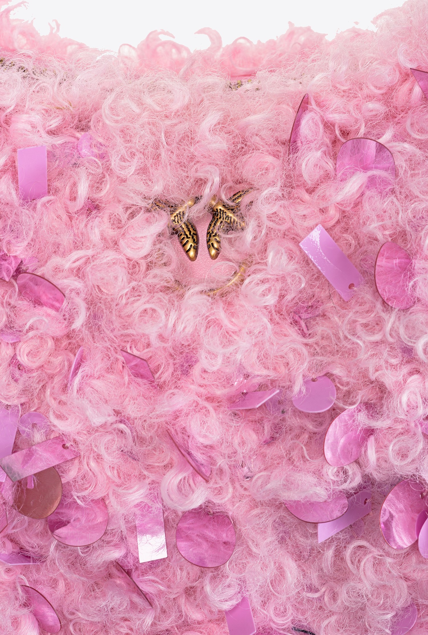 Mini Half Moon Bag Neon Curls