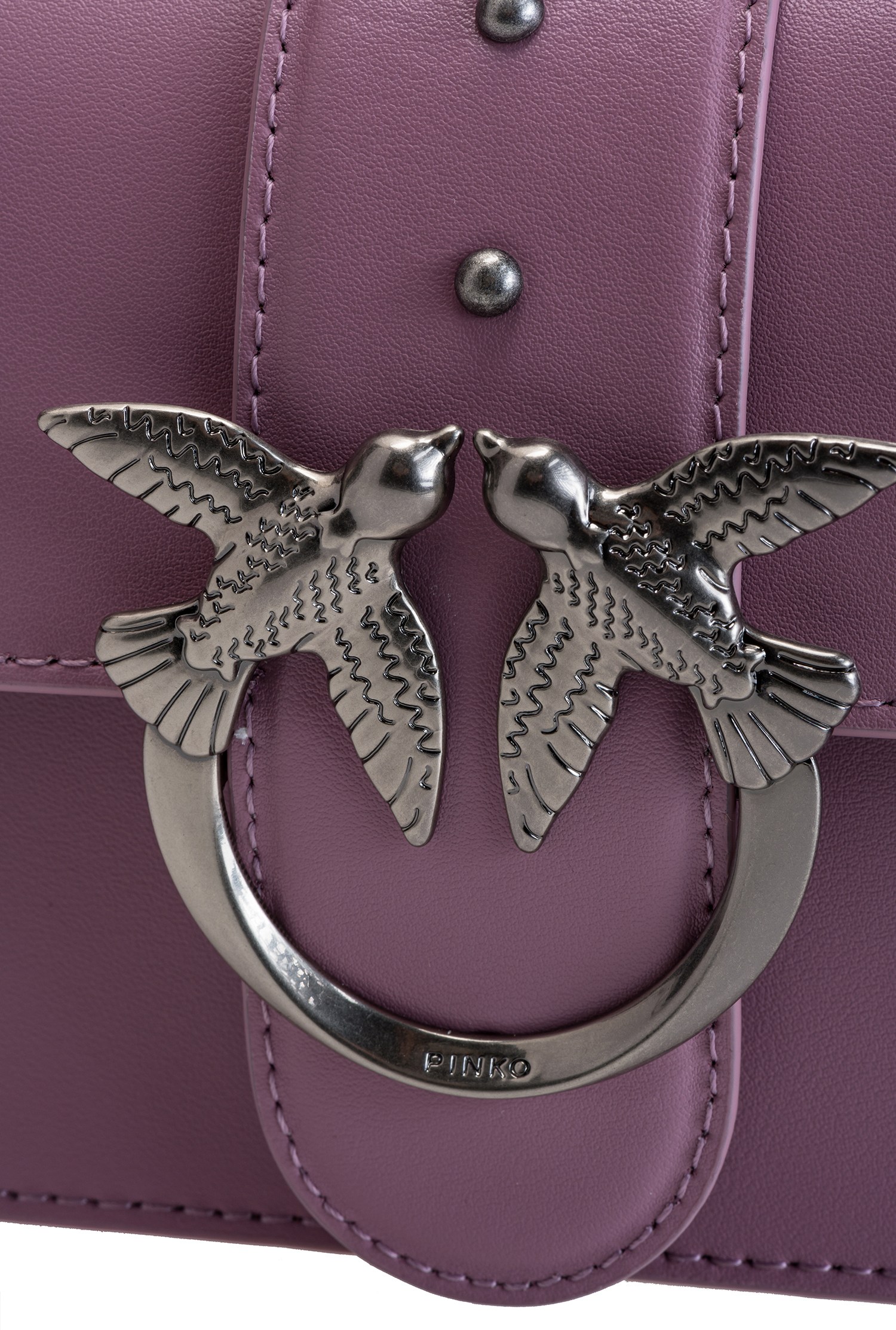 Mini Love Bag Icon with faux fur shoulder strap