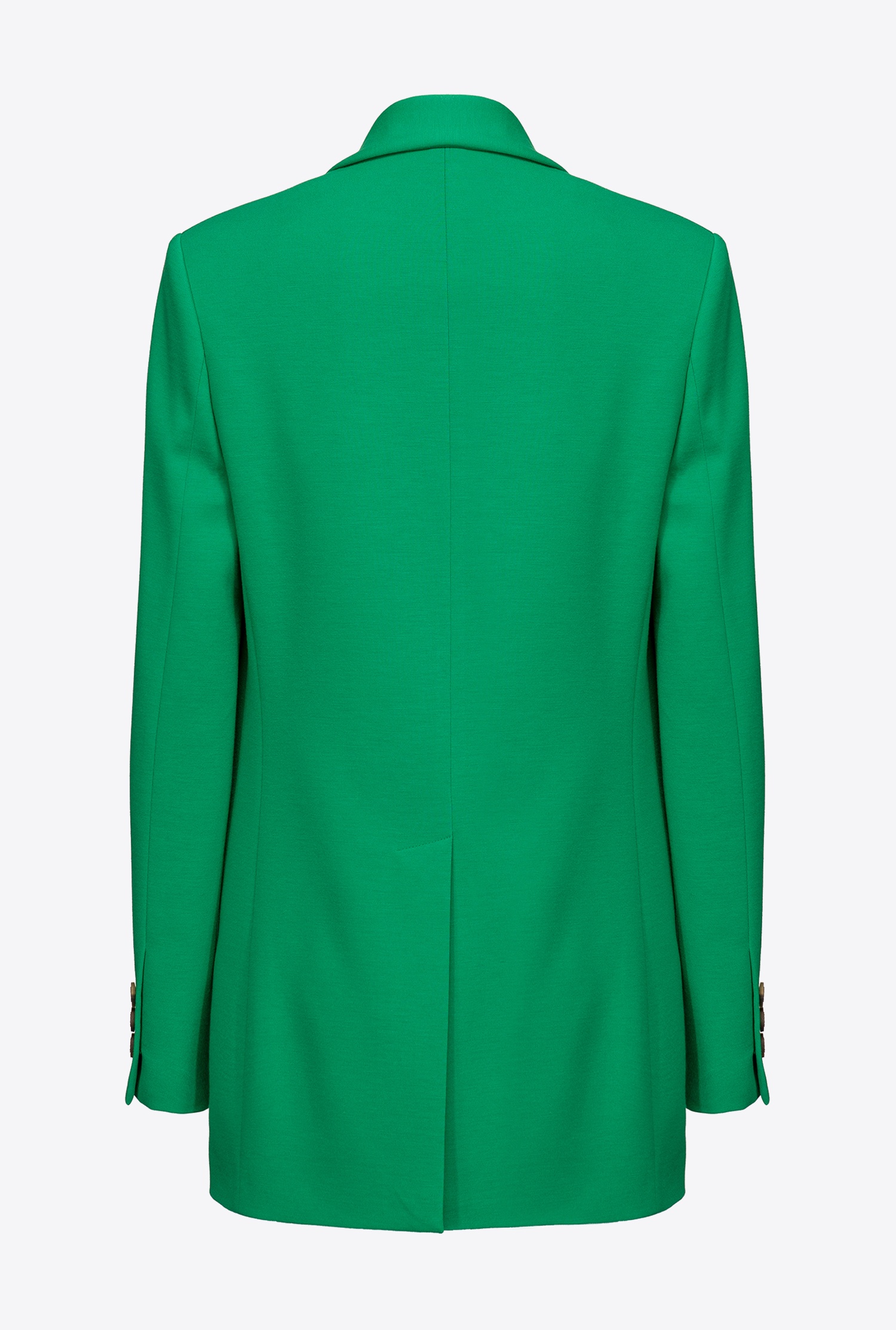 Single-breasted fabric-stitch blazer