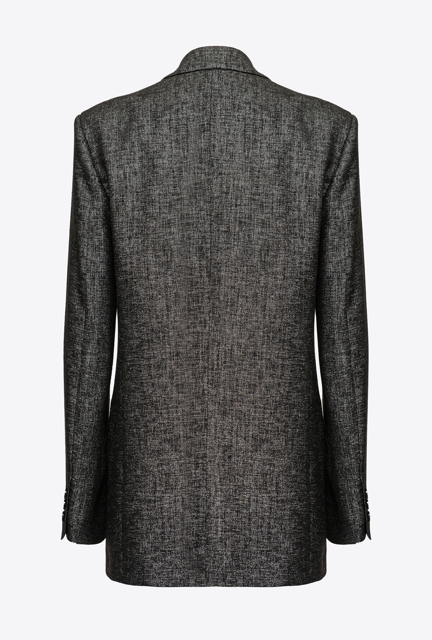 Single-breasted lurex blazer