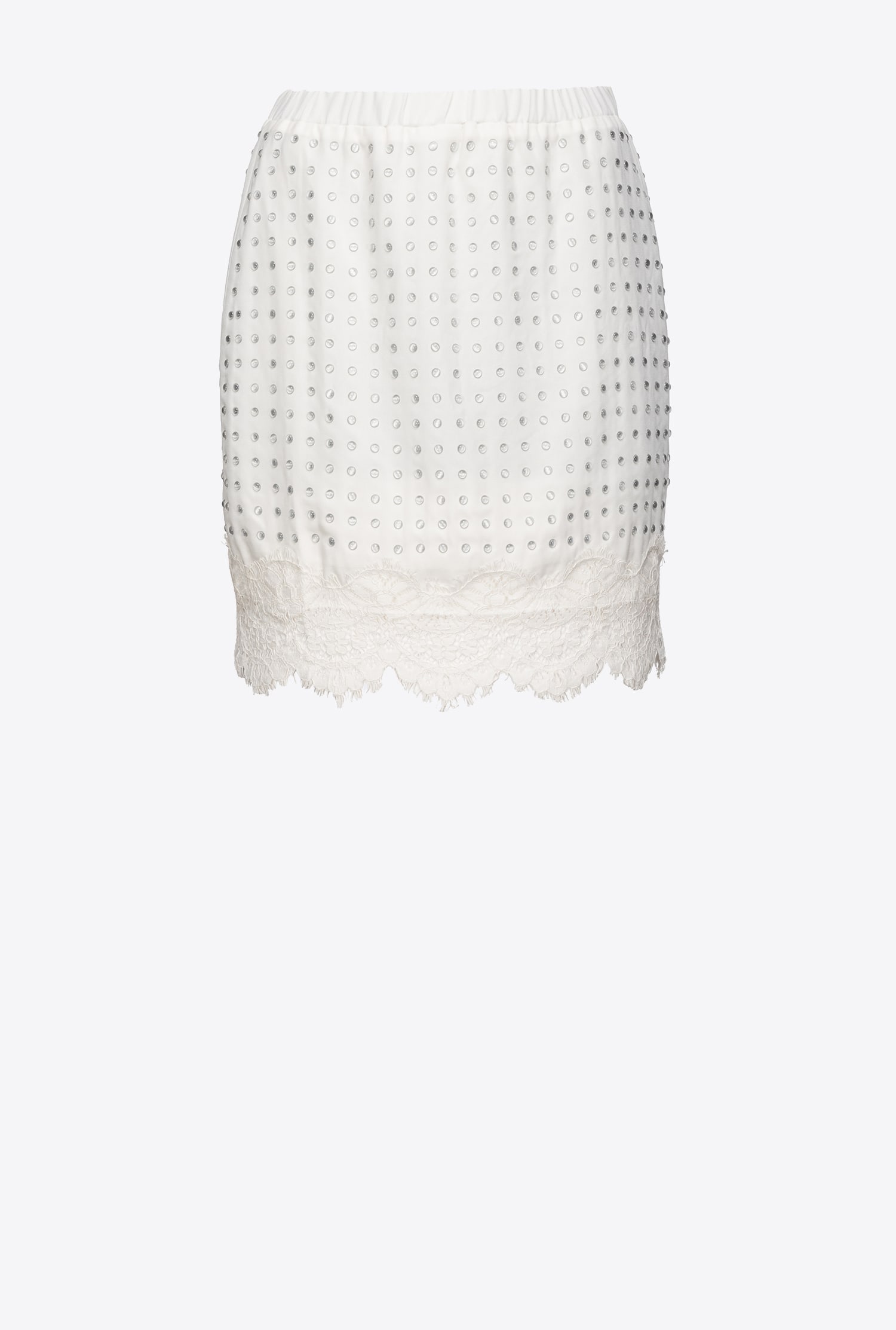 Studded mini skirt
