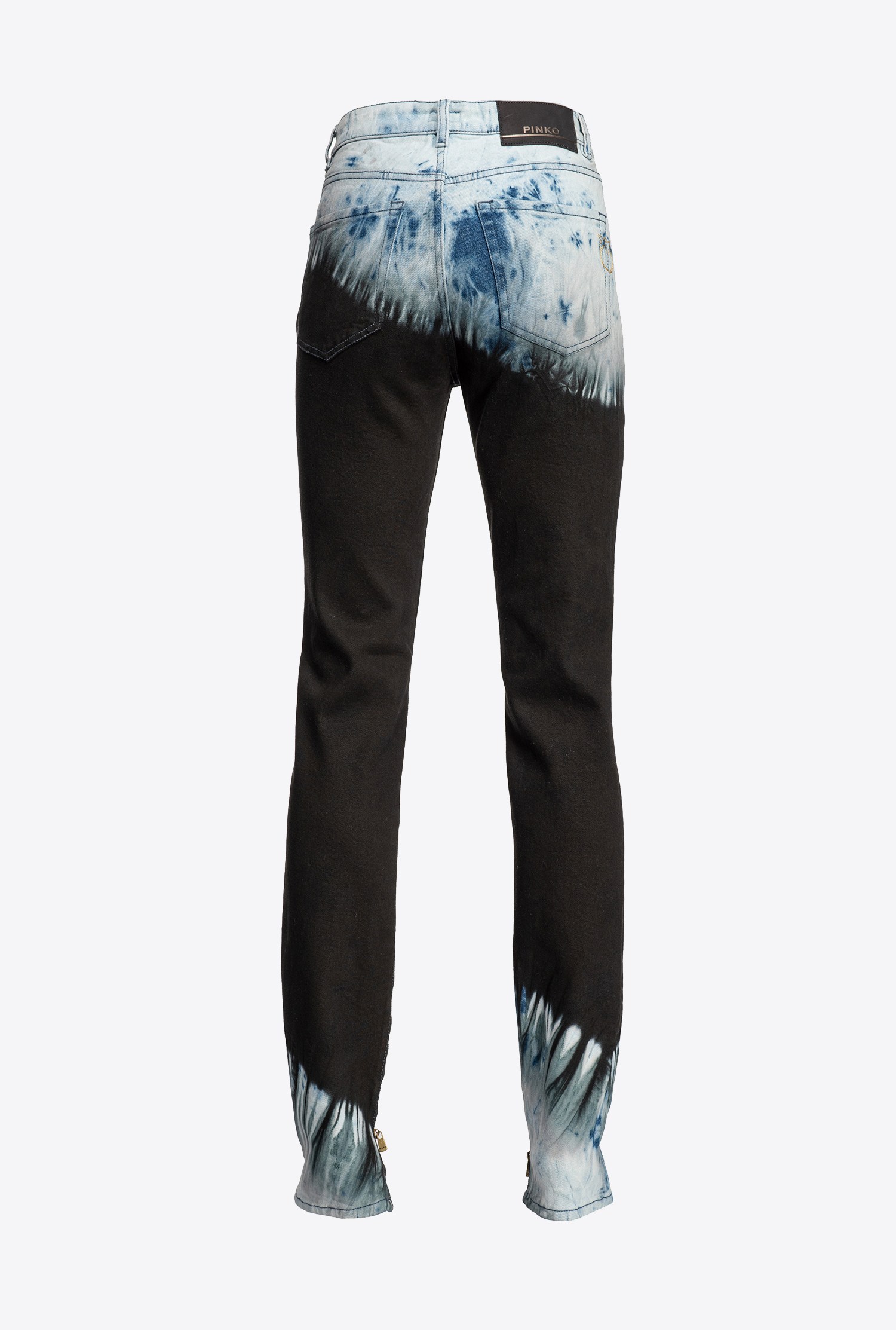 Skinny tie-dye jeans