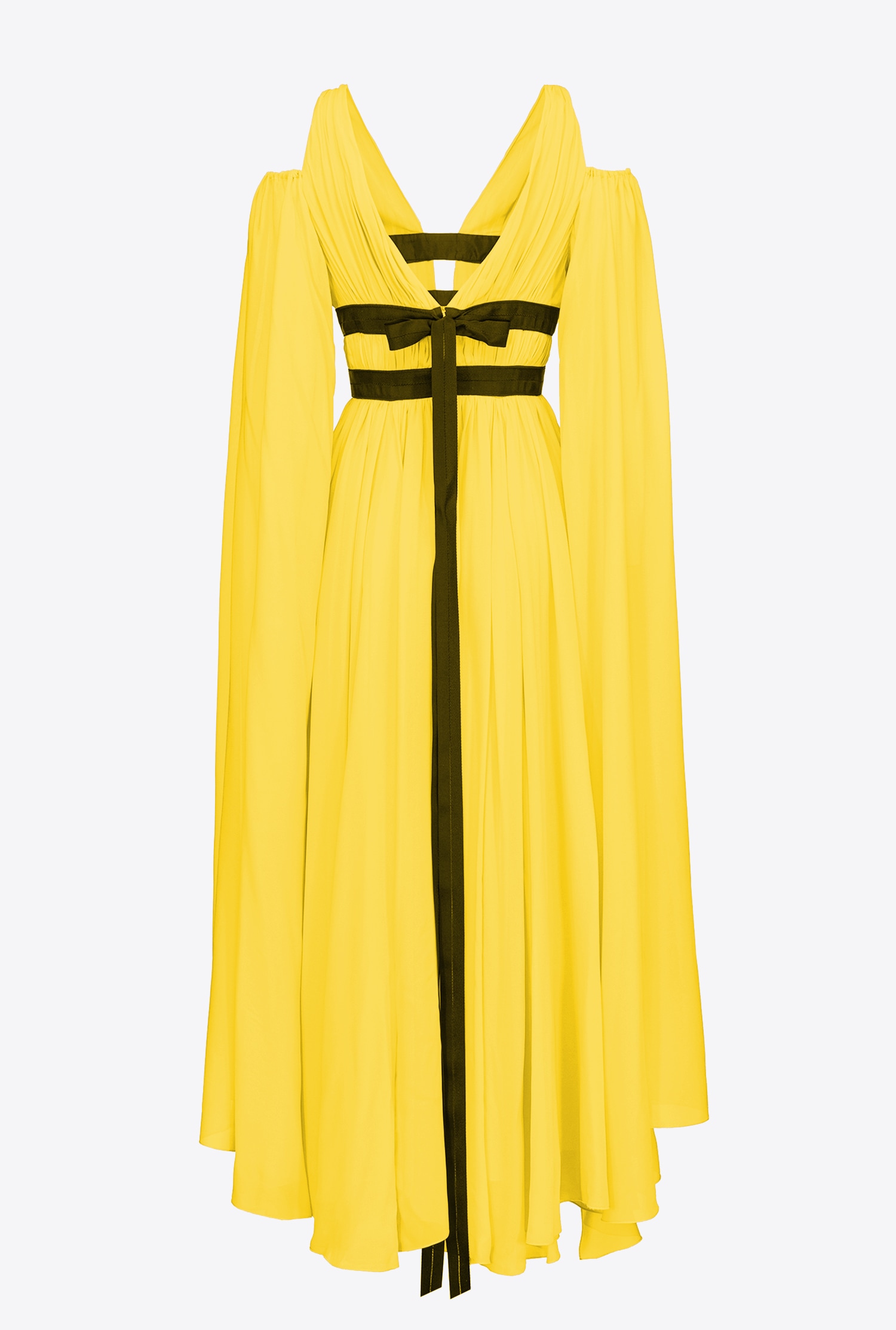 Off-the-shoulder midi dress