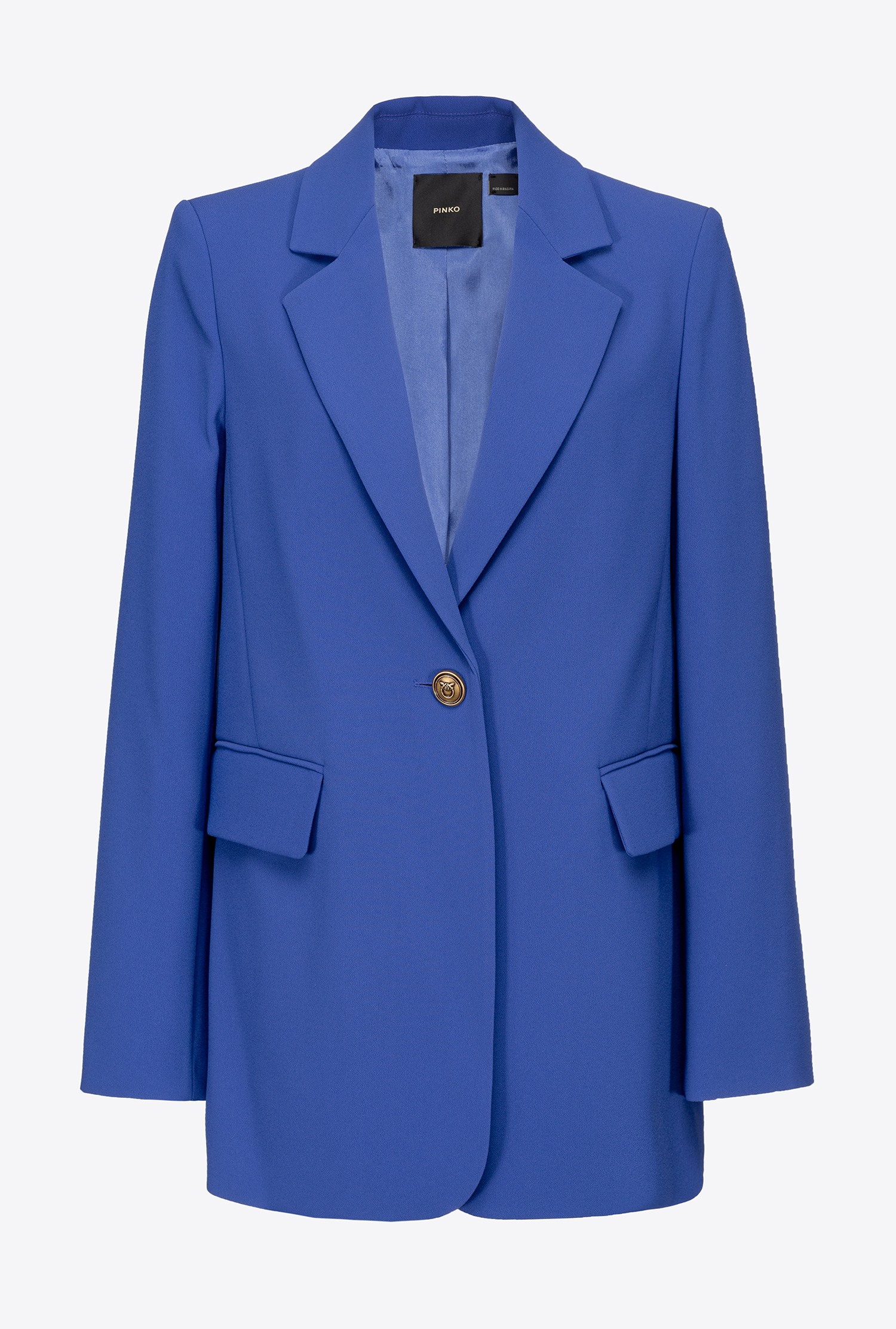 Single-breasted stretch crêpe blazer