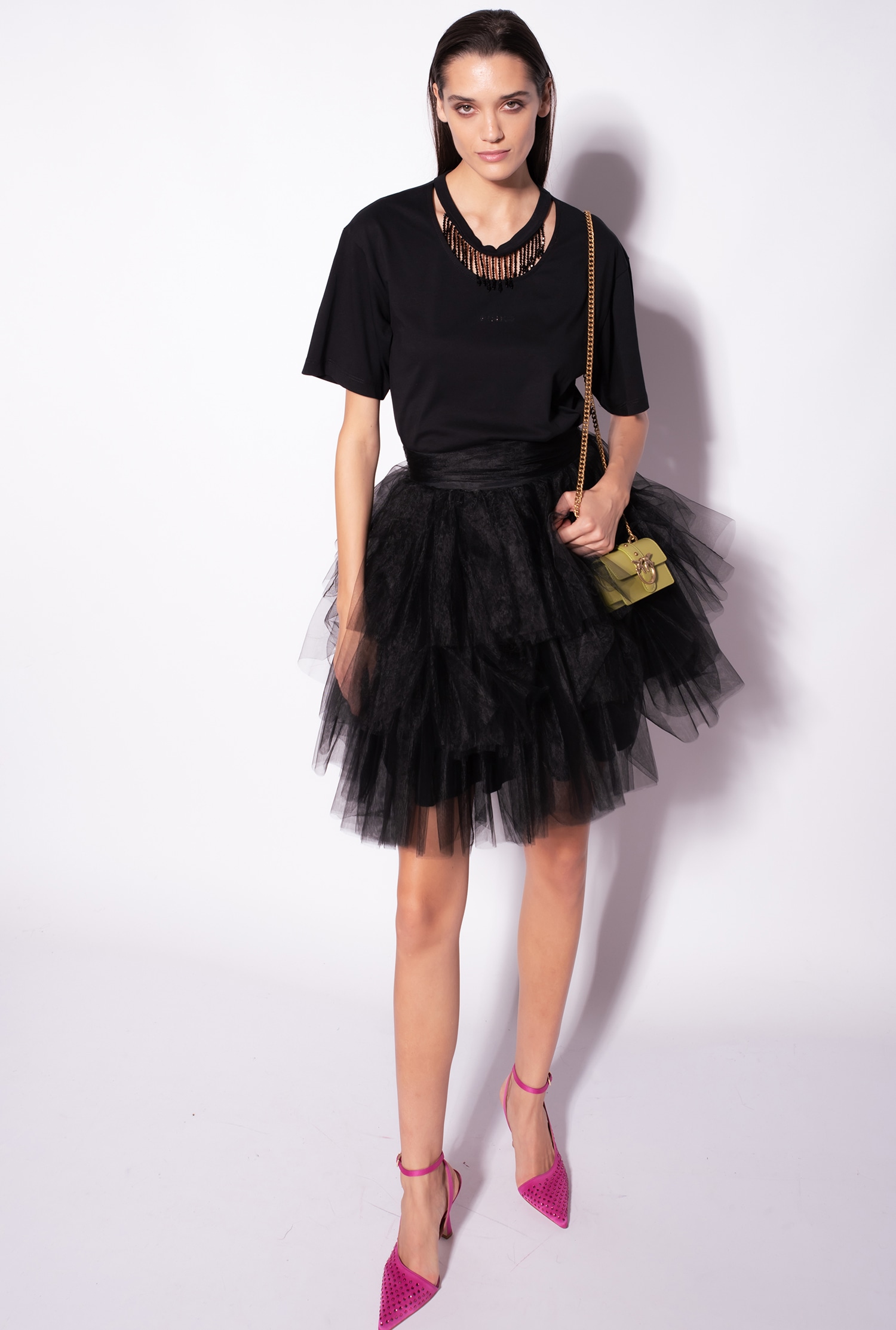 Mini skirt in tulle