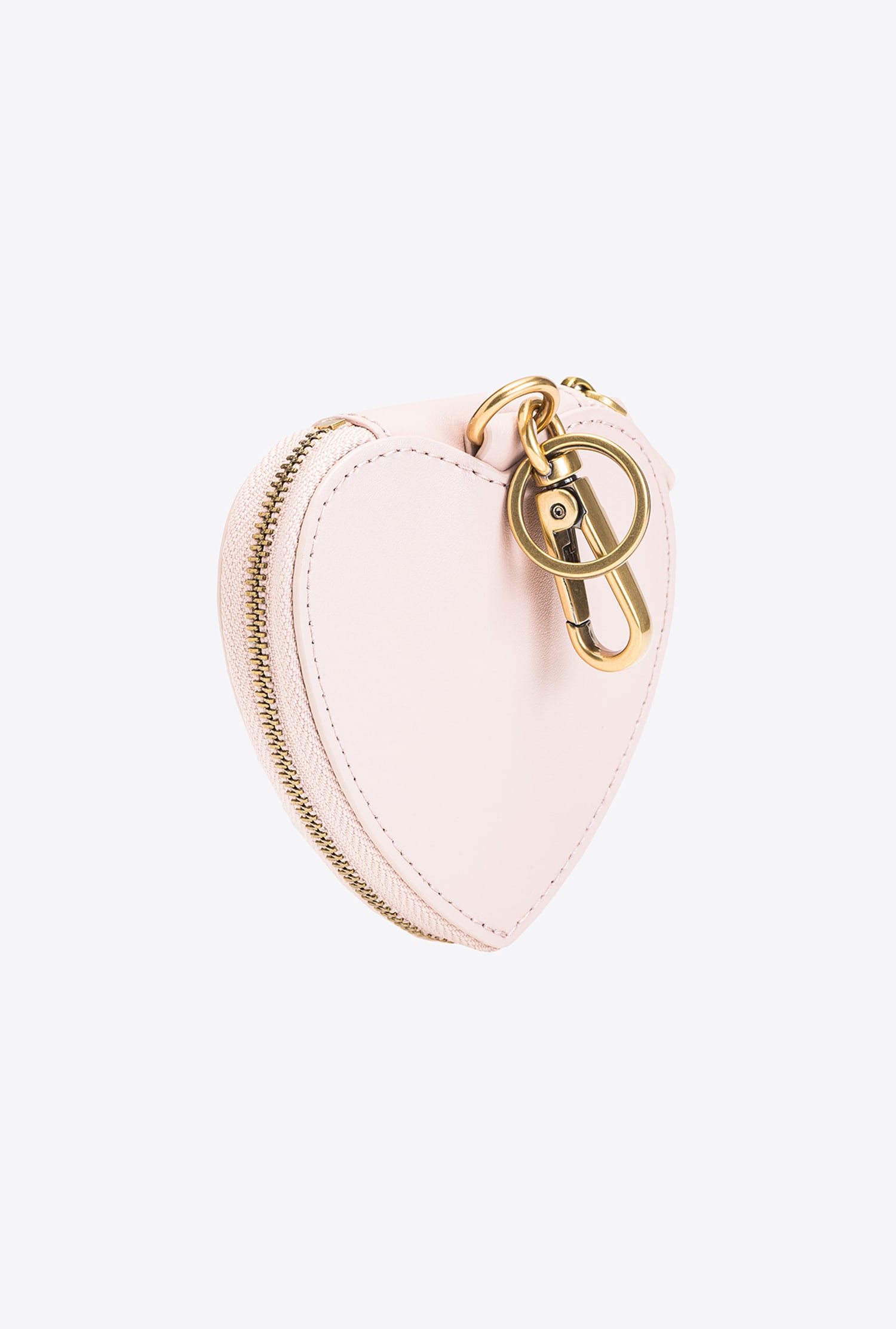 Heart-shaped charm with mirror