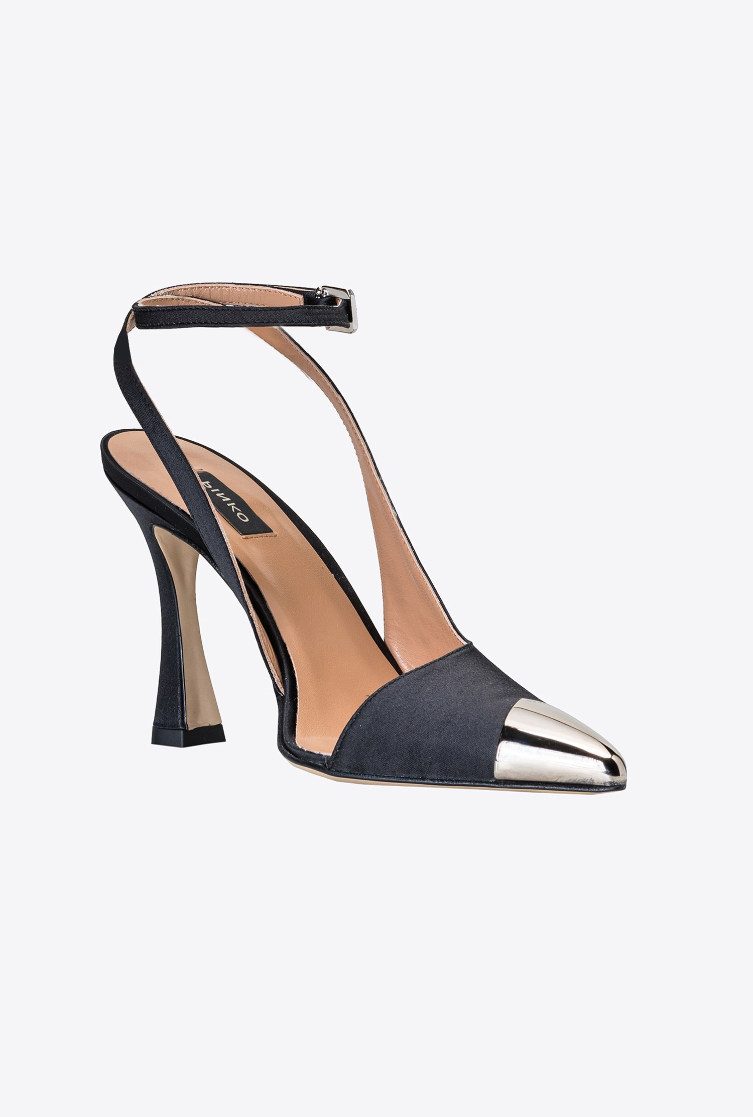 Pumps with metal toe