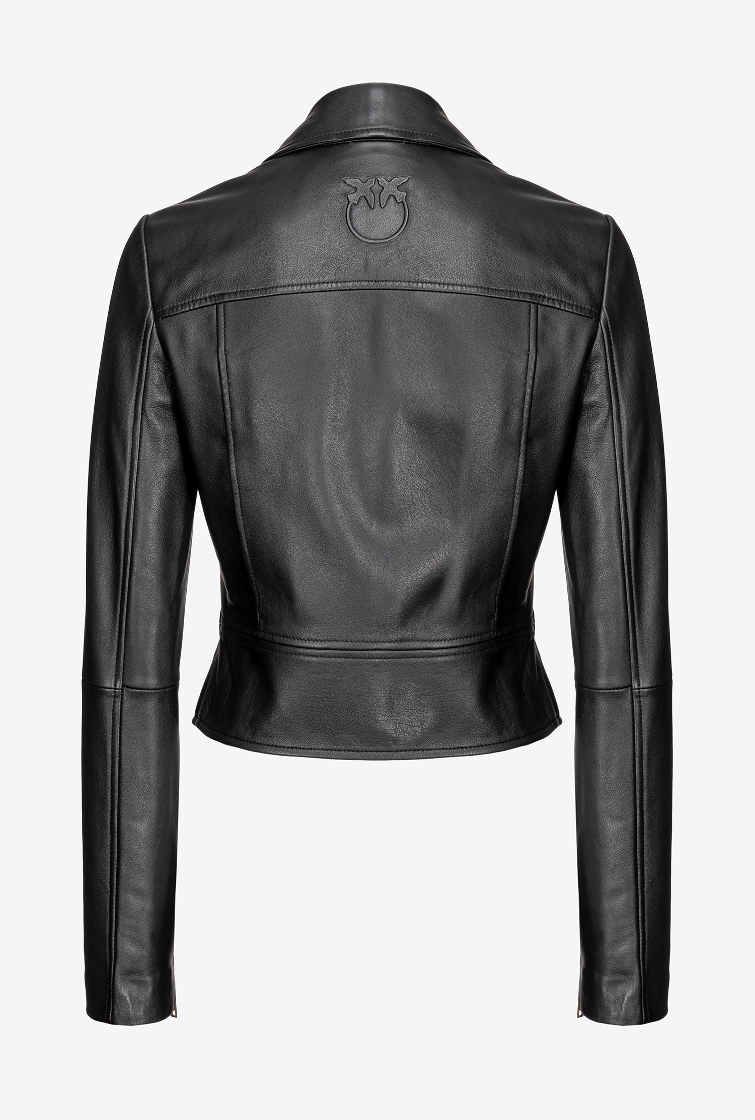 Nappa leather biker jacket