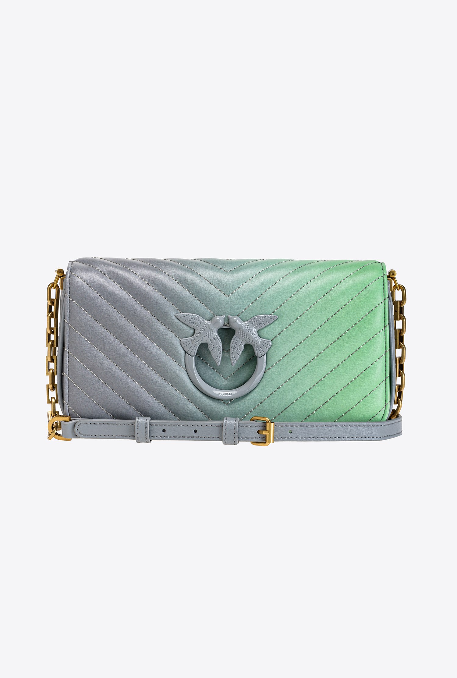 Mini Love Bag Click Baguette Shaded Chevron