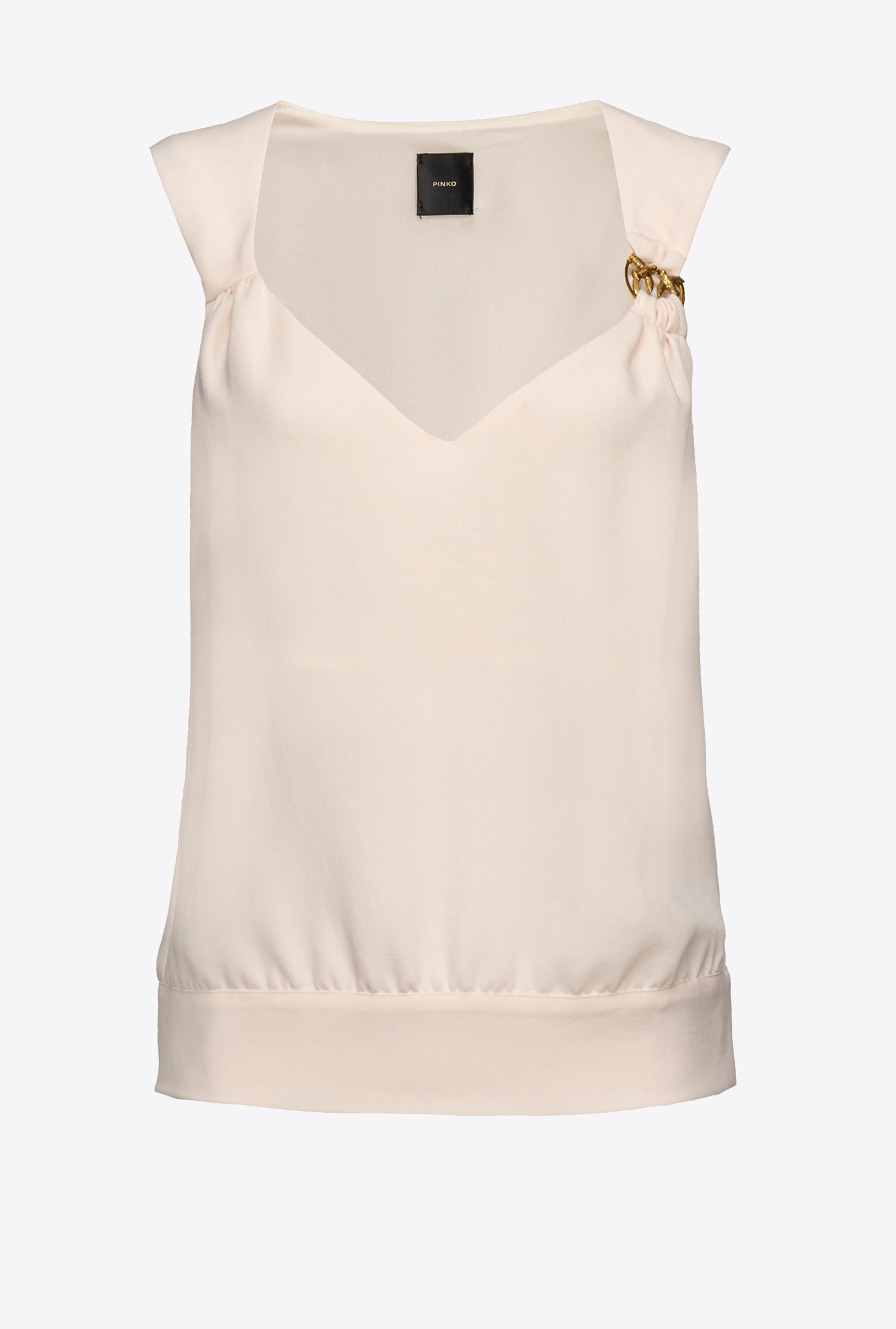 Flowing crepe top