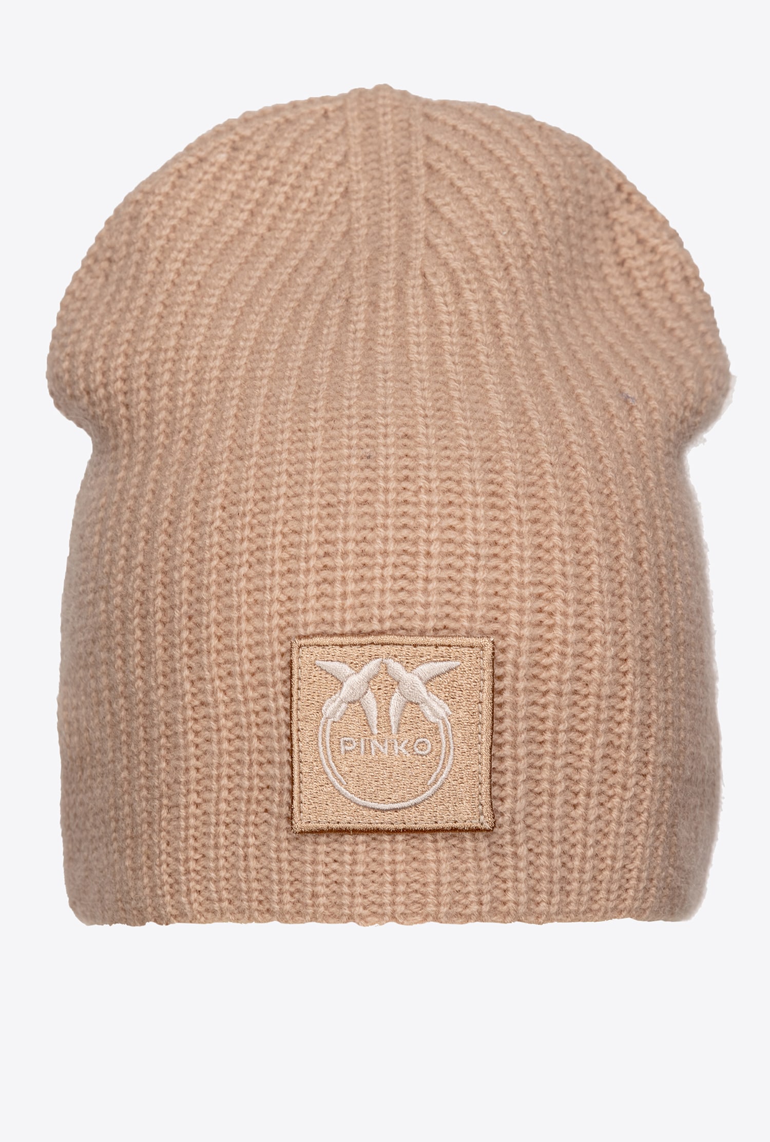 Ribbed beanie with Love Birds patch