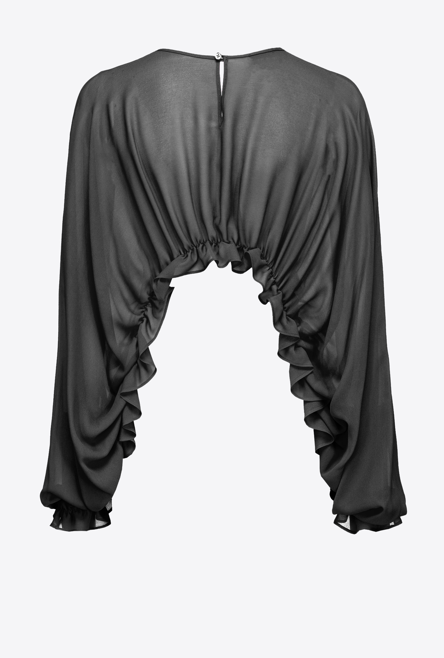 Shrug top with frills